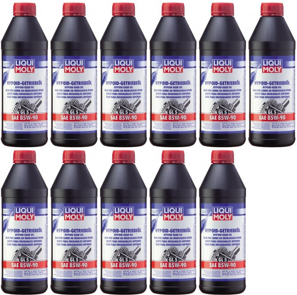 Liqui Moly 1035 Hypoid Getriebeöl GL5 SAE 85W-90 11x 1l = 11 Liter