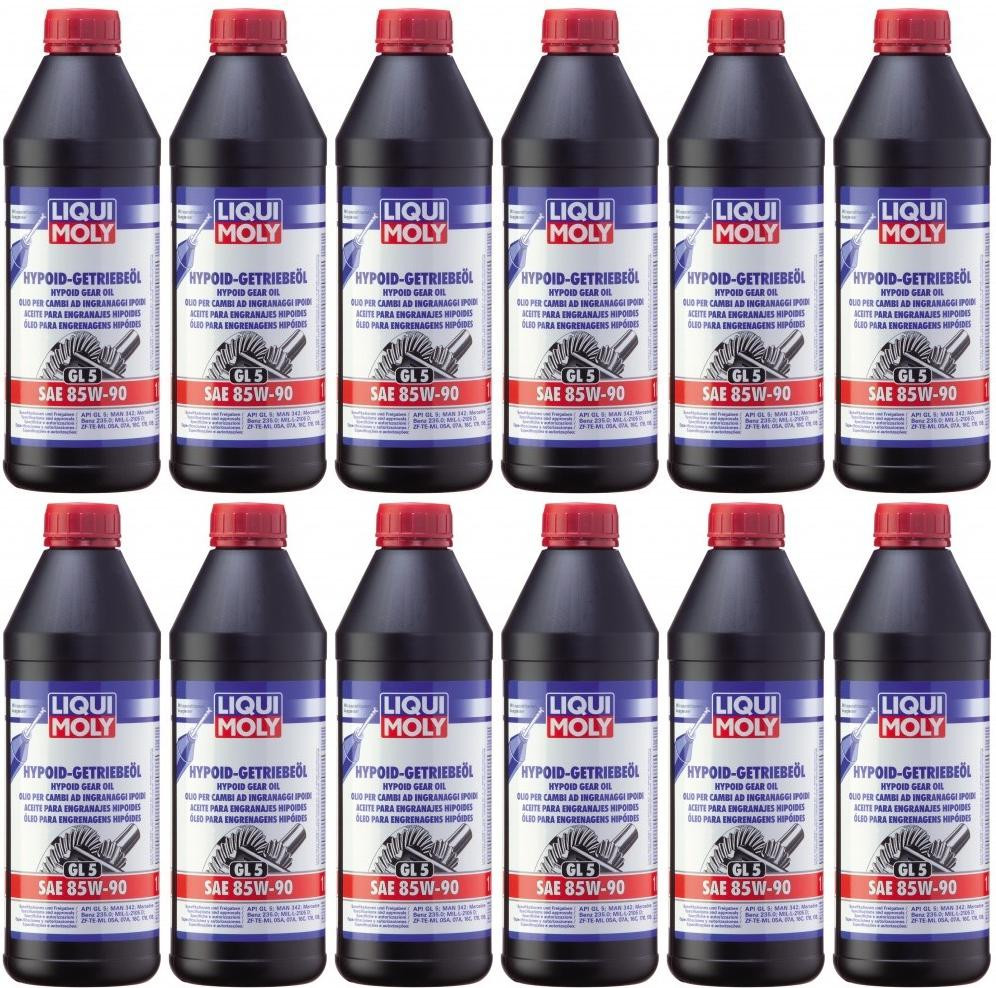 Liqui Moly 1035 Hypoid Getriebeöl GL5 SAE 85W-90 12x 1l = 12 Liter
