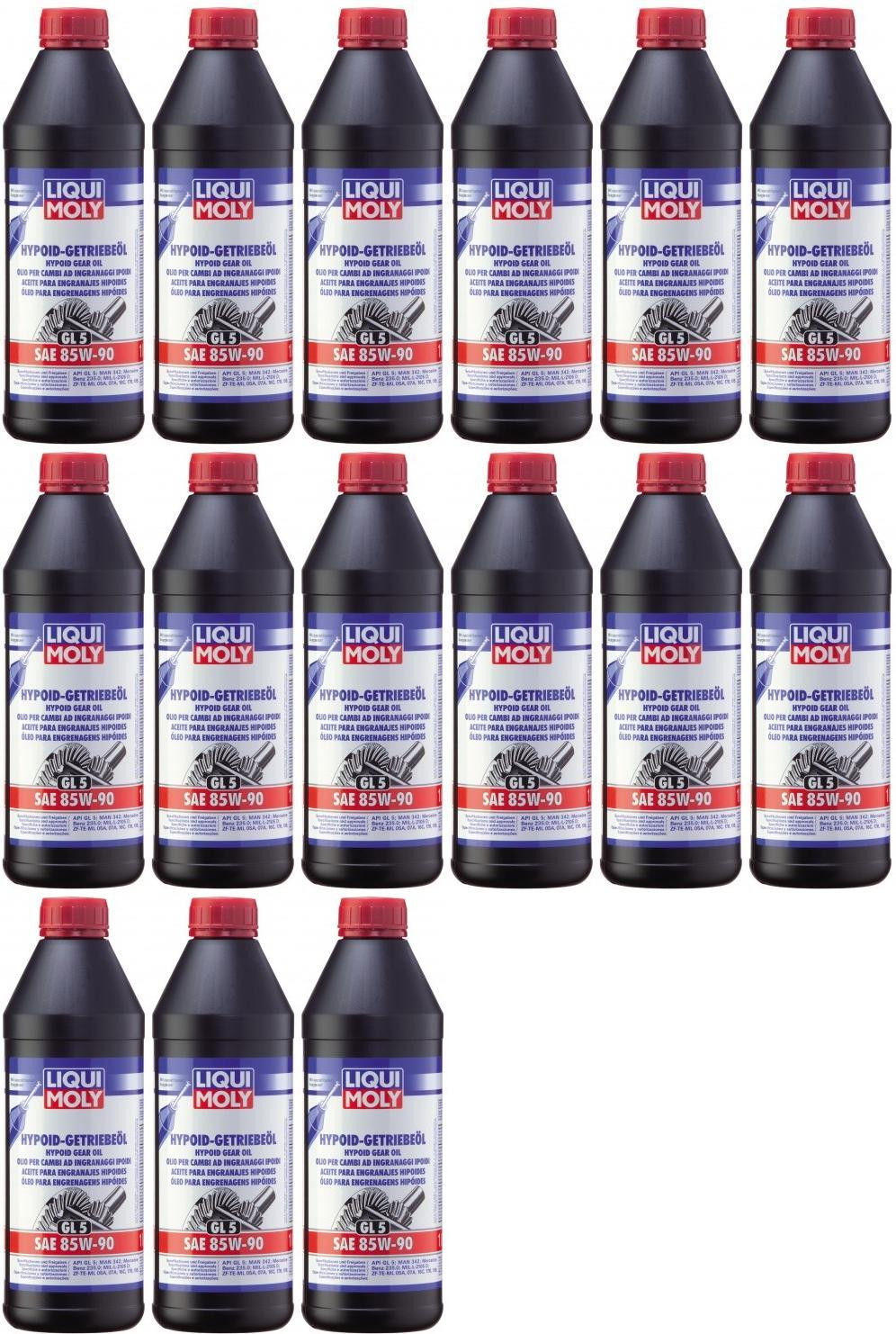 Liqui Moly 1035 Hypoid Getriebeöl GL5 SAE 85W-90 15x 1l = 15 Liter