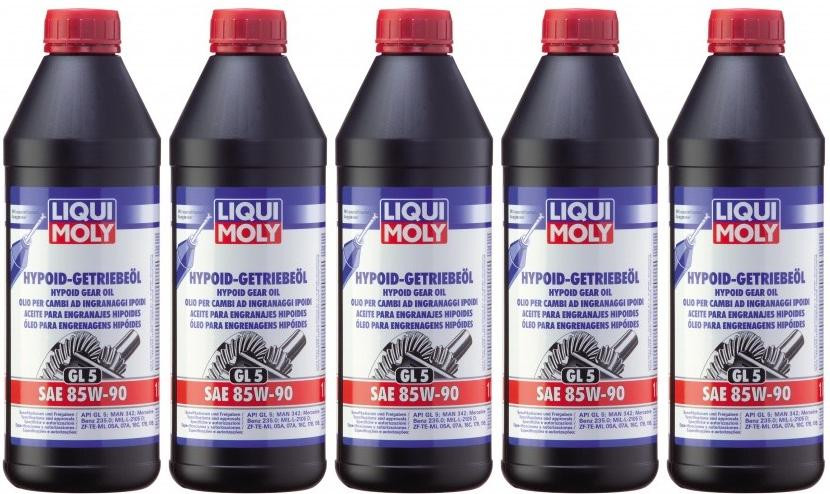 Liqui Moly 1035 Hypoid Getriebeöl GL5 SAE 85W-90 5x 1l = 5 Liter