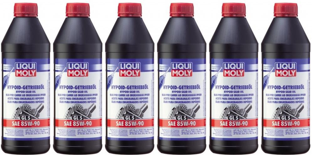 Liqui Moly 1035 Hypoid Getriebeöl GL5 SAE 85W-90 6x 1l = 6 Liter