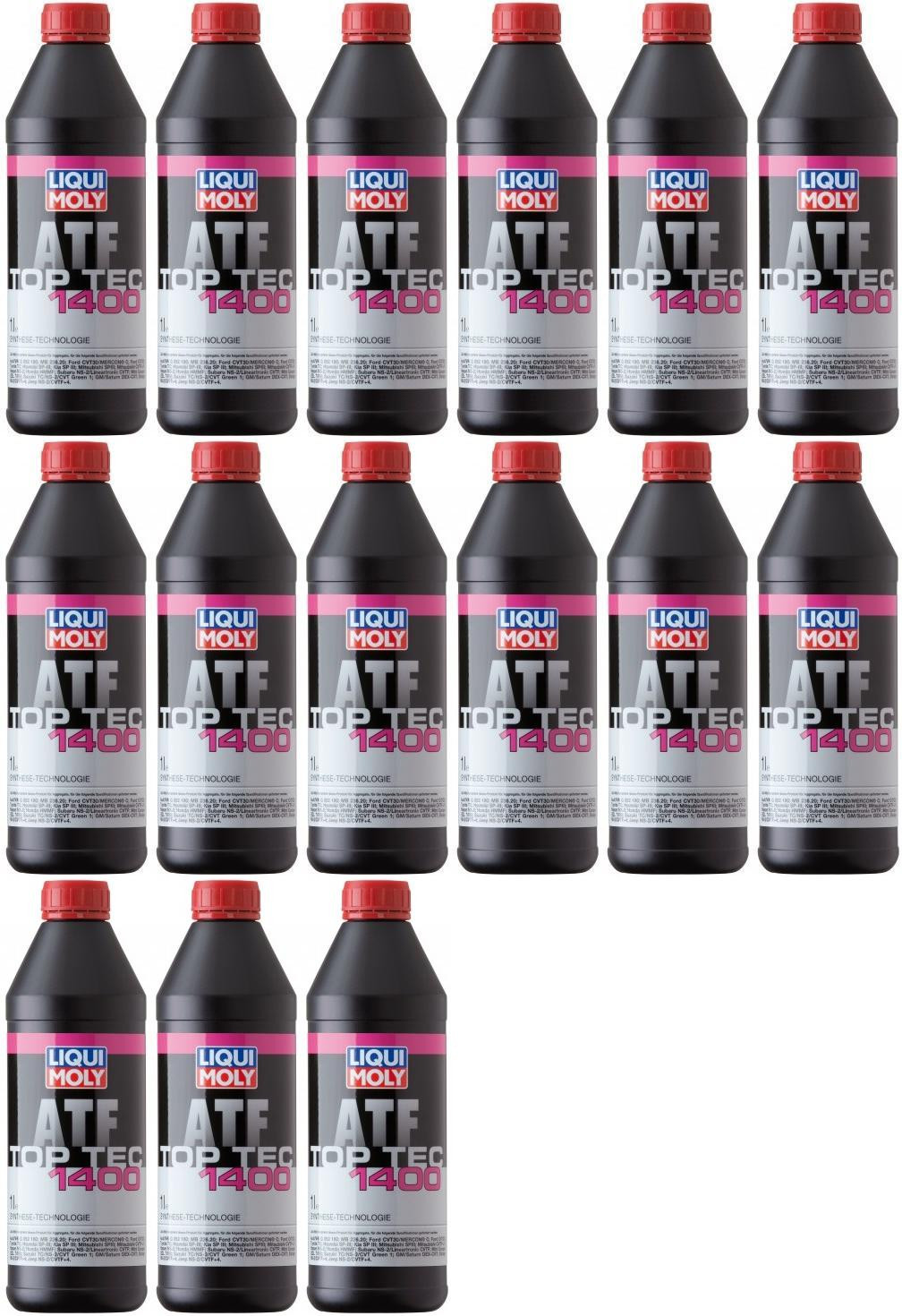 Liqui Moly 3662 Top Tec ATF 1400 15x 1l = 15 Liter