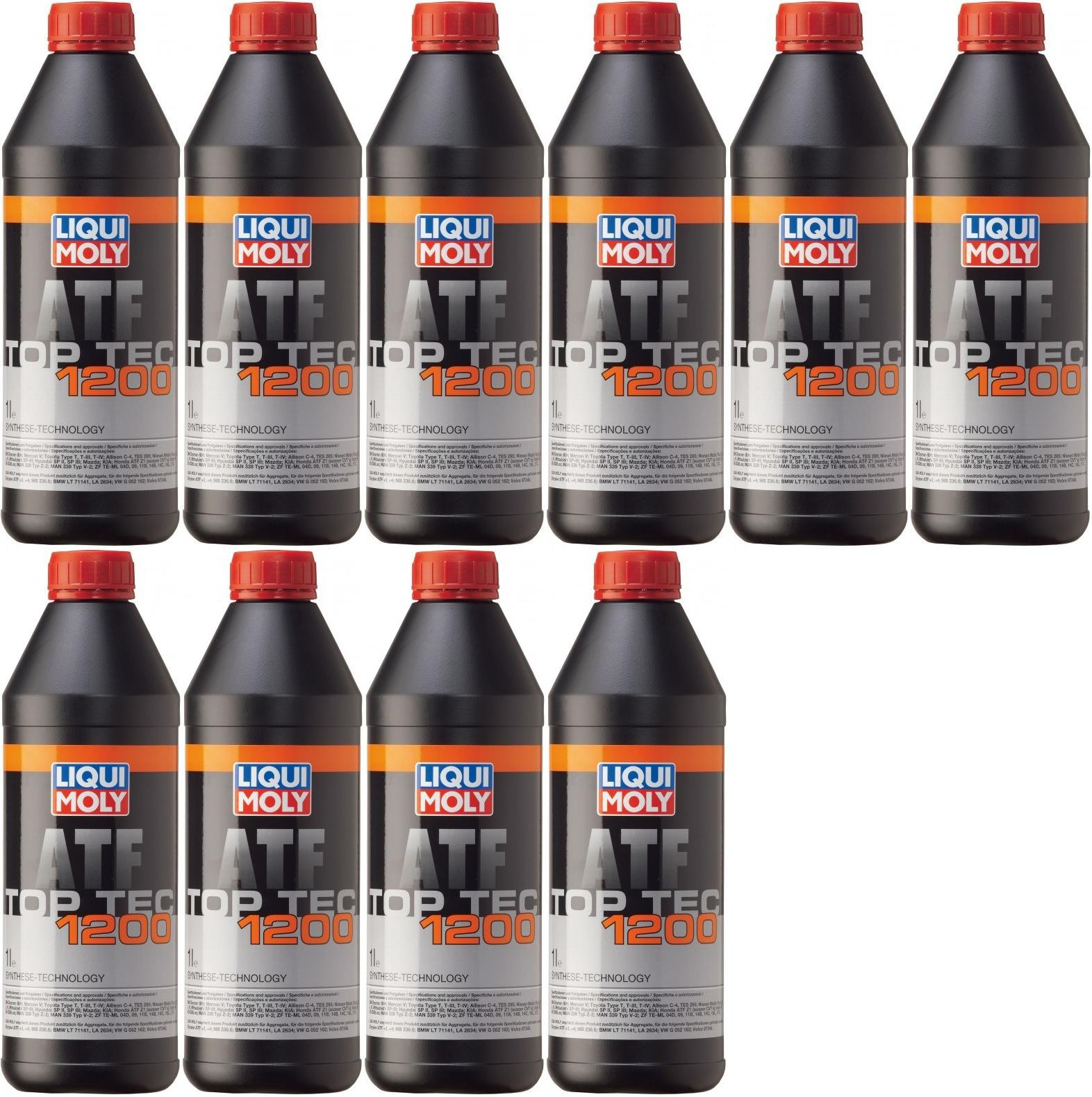Liqui Moly 3681 Top Tec ATF 1200 10x 1l = 10 Liter