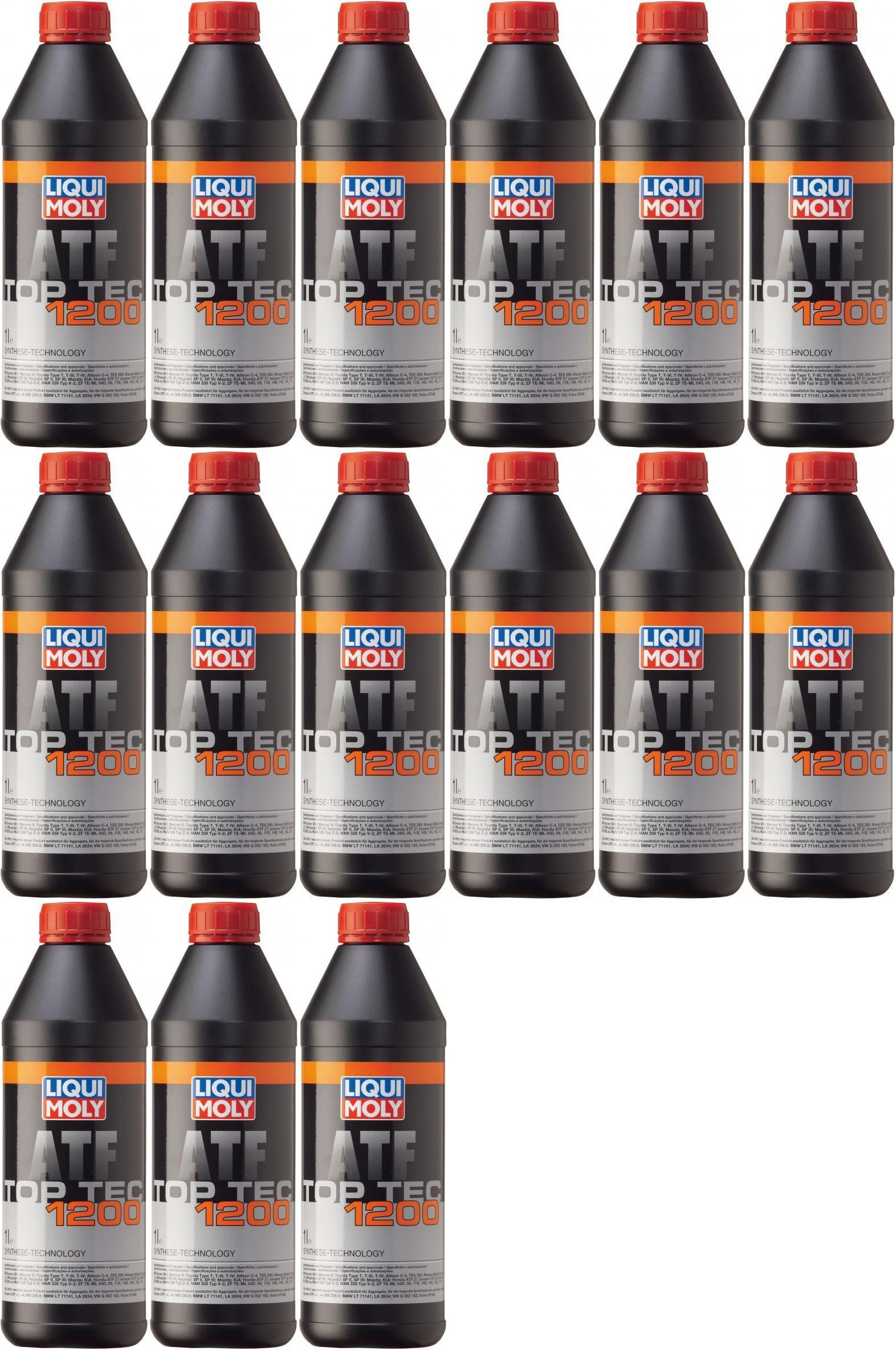 Liqui Moly 3681 Top Tec ATF 1200 15x 1l = 15 Liter