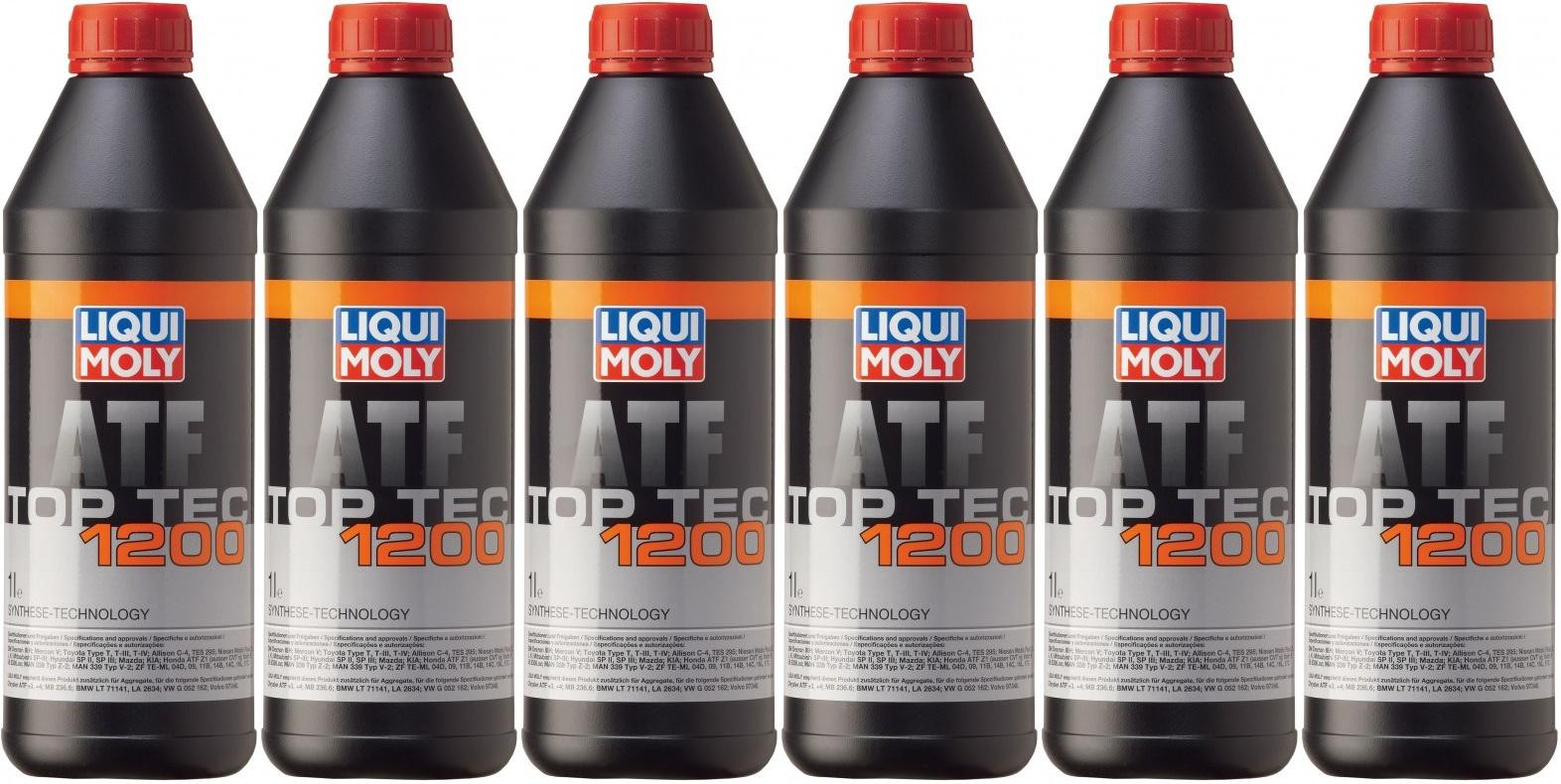 Liqui Moly 3681 Top Tec ATF 1200 6x 1l = 6 Liter