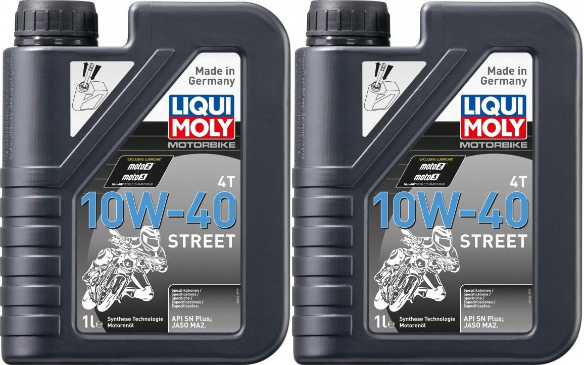 Liqui Moly 1521 Racing 4T 10W-40 Motorrad Motoröl 2x 1l = 2 Liter