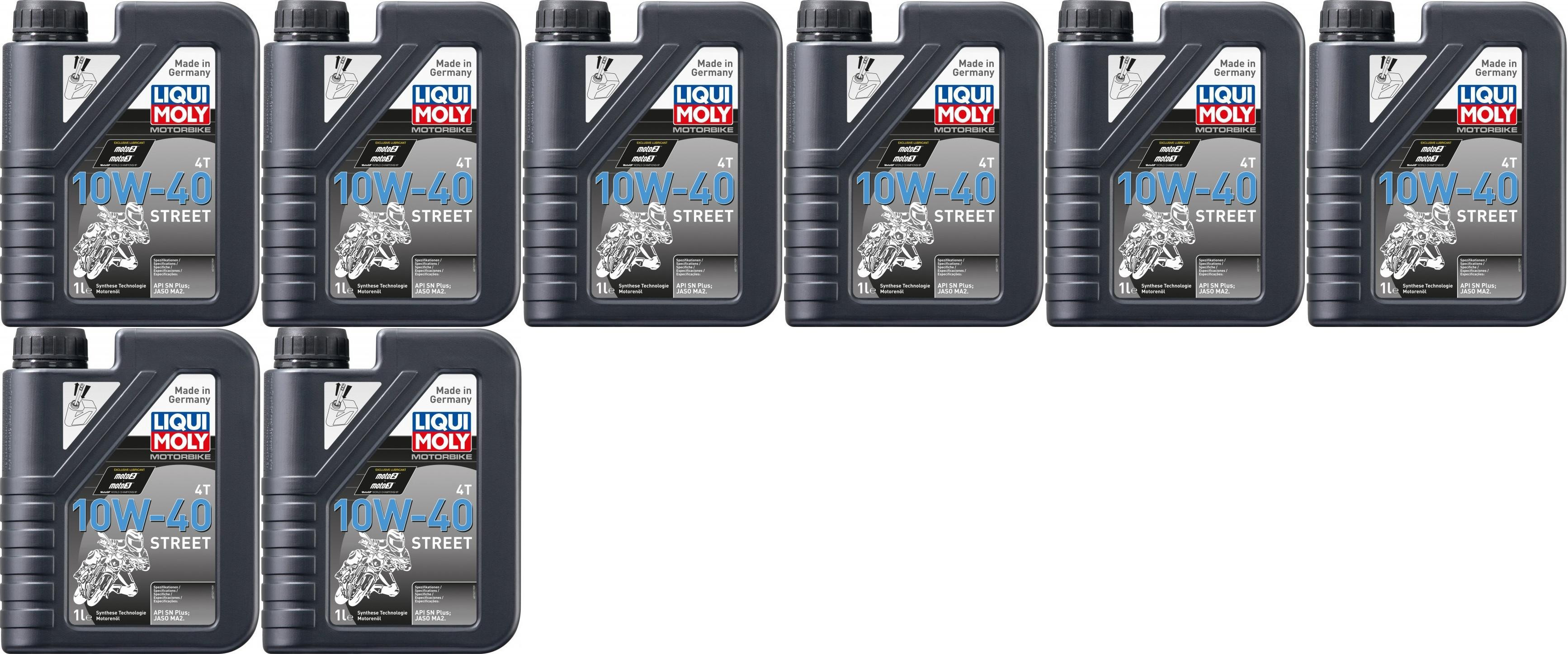 Liqui Moly 1521 Racing 4T 10W-40 Motorrad Motoröl 8x 1l = 8 Liter