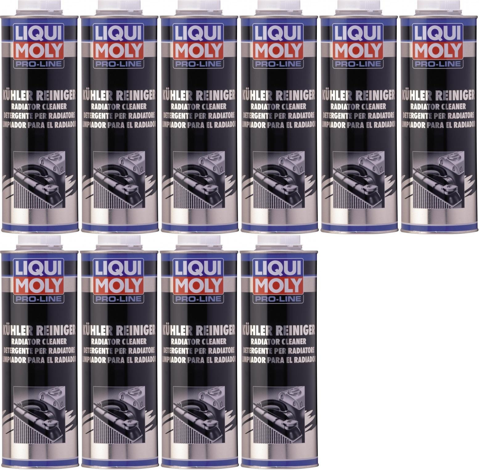 Liqui Moly 5189 Pro-Line Kühler Reiniger 10x 1l = 10 Liter