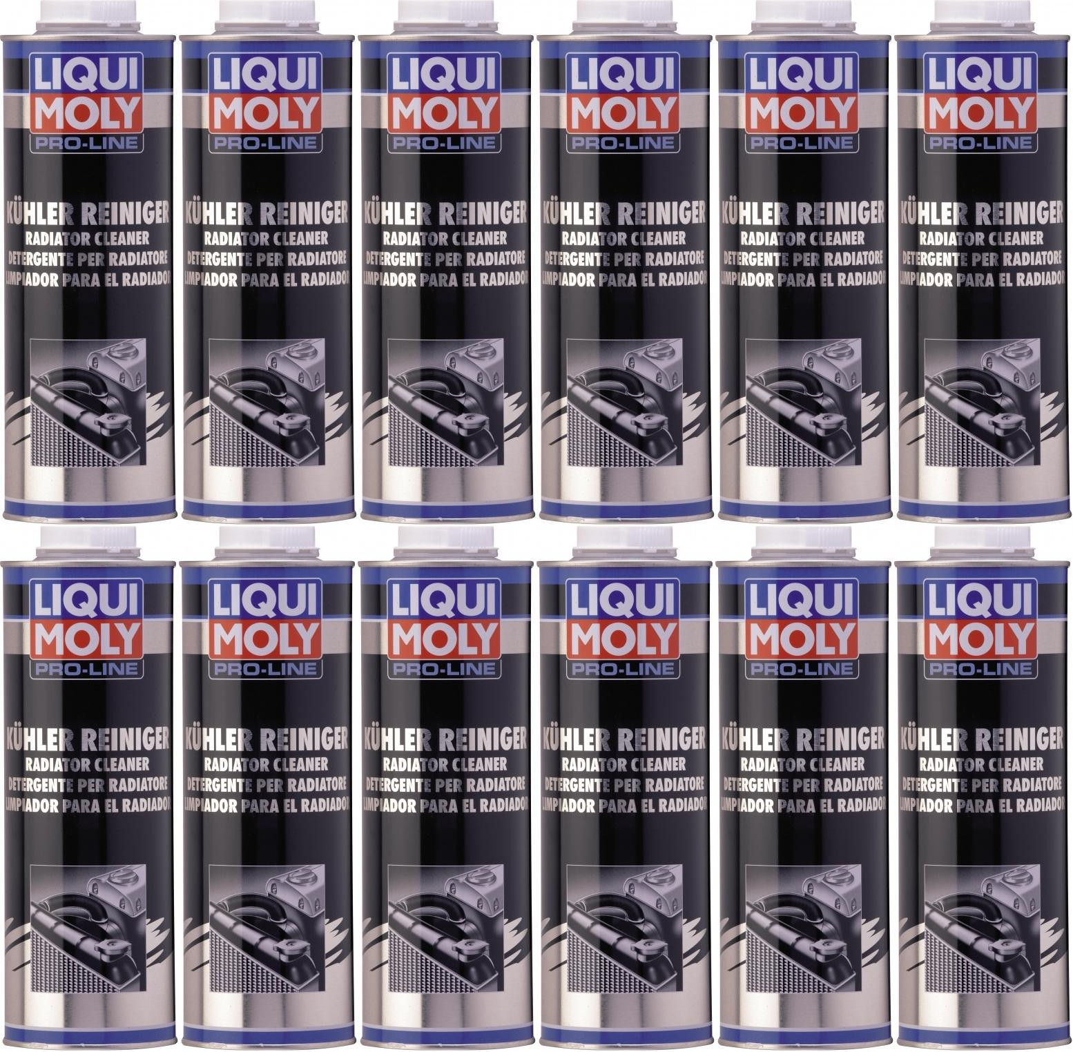 Liqui Moly 5189 Pro-Line Kühler Reiniger 12x 1l = 12 Liter