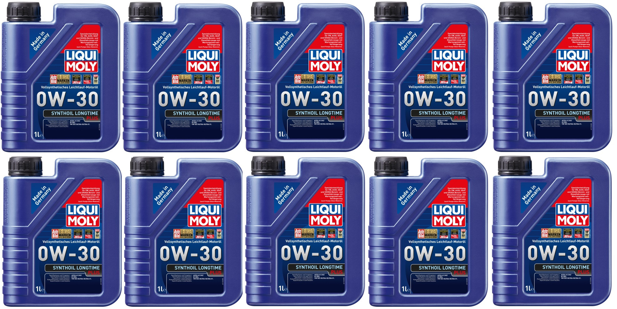 Liqui Moly 1150 Synthoil Longtime Plus 0W-30 Motoröl 10x 1l = 10 Liter