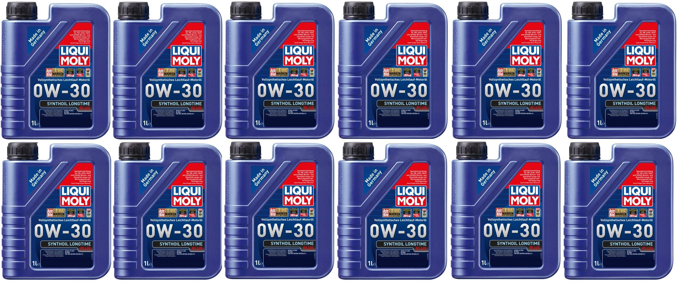 Liqui Moly 1150 Synthoil Longtime Plus 0W-30 Motoröl 12x 1l = 12 Liter