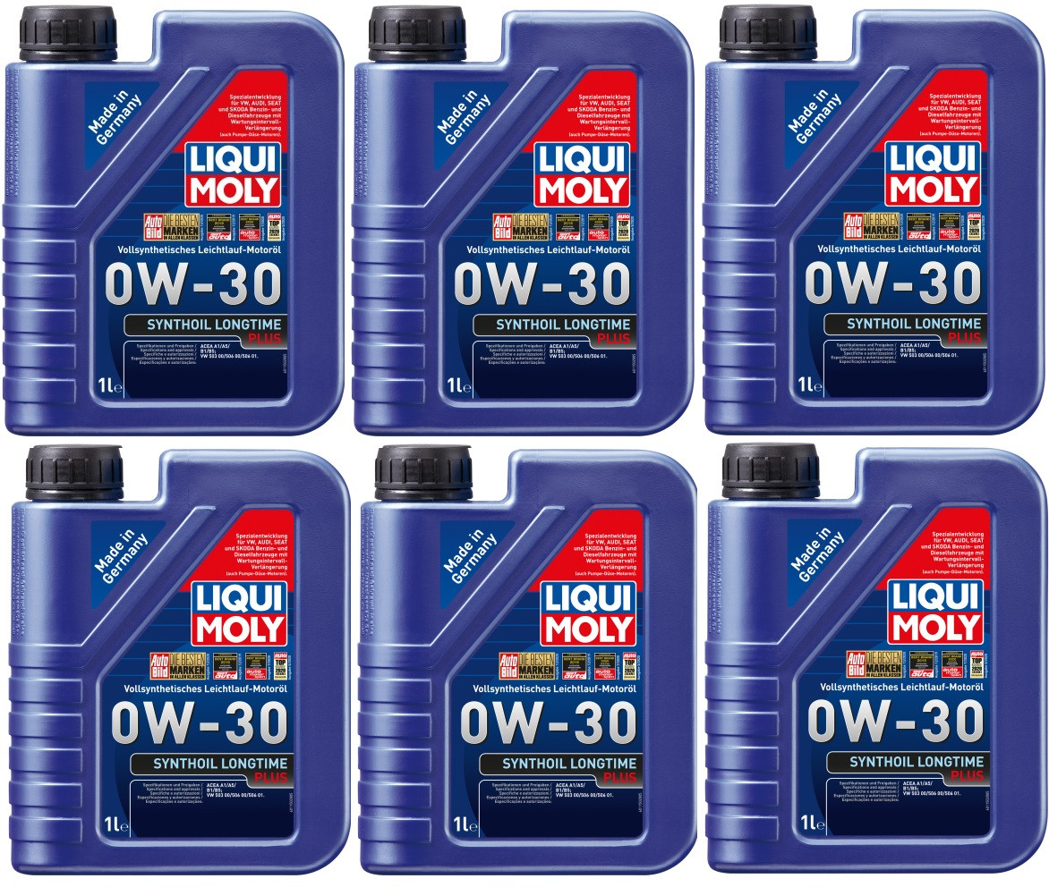Liqui Moly 1150 Synthoil Longtime Plus 0W-30 Motoröl 6x 1l = 6 Liter