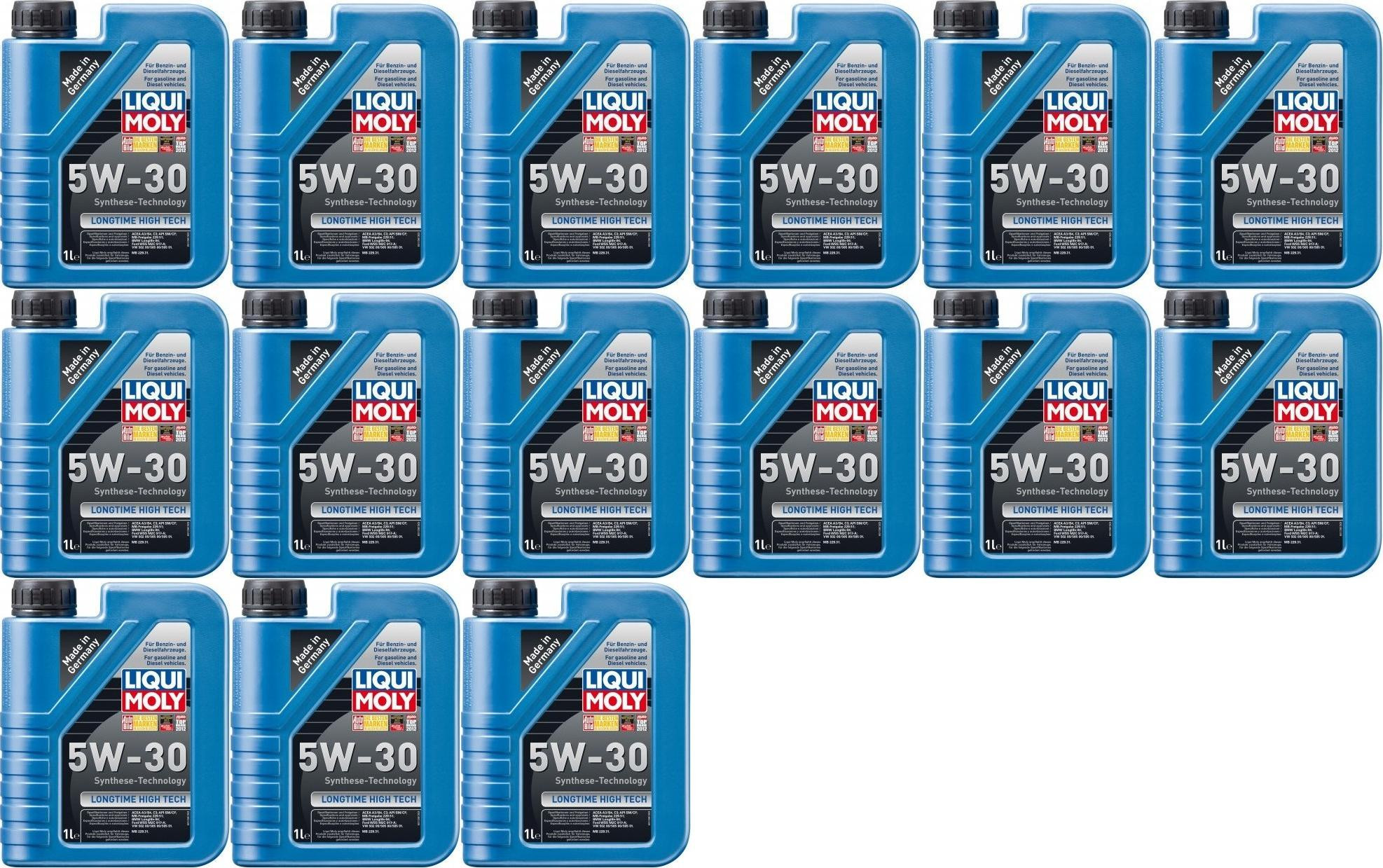 Liqui Moly 1136 Longtime High Tech 5W-30 Motoröl 15x 1l = 15 Liter