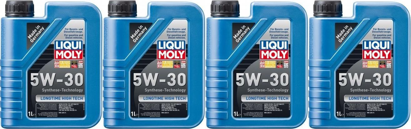 Liqui Moly 1136 Longtime High Tech 5W-30 Motoröl 4x 1l = 4 Liter