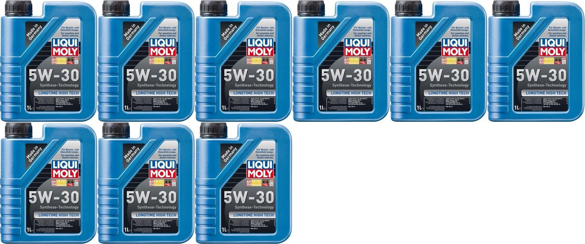 Liqui Moly 1136 Longtime High Tech 5W-30 Motoröl 9x 1l = 9 Liter