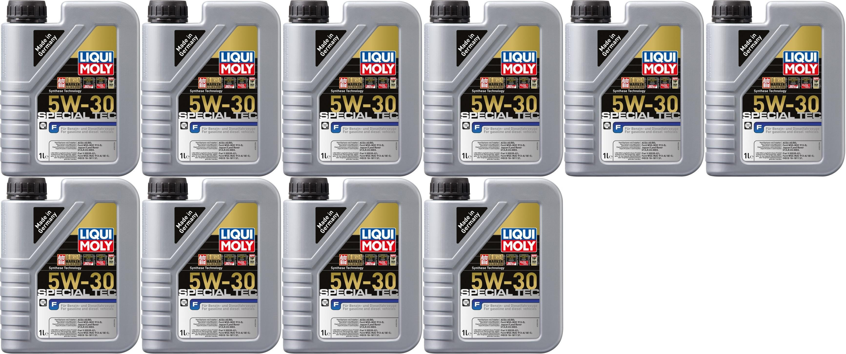 Liqui Moly 3852 Special Tec F 5W-30 Motoröl 10x 1l = 10 Liter