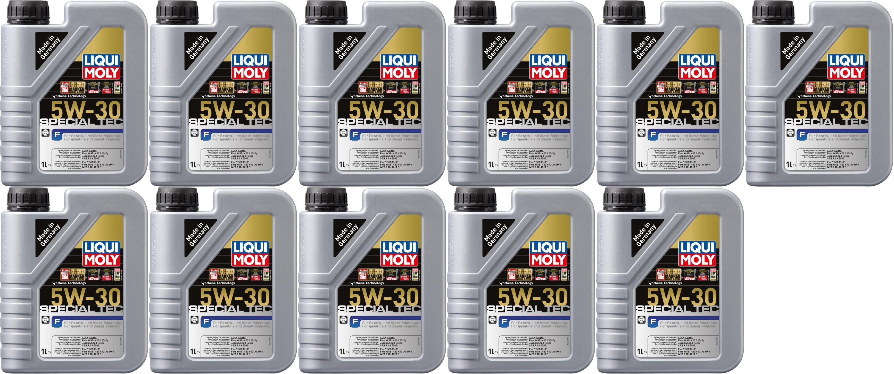 Liqui Moly 3852 Special Tec F 5W-30 Motoröl 11x 1l = 11 Liter