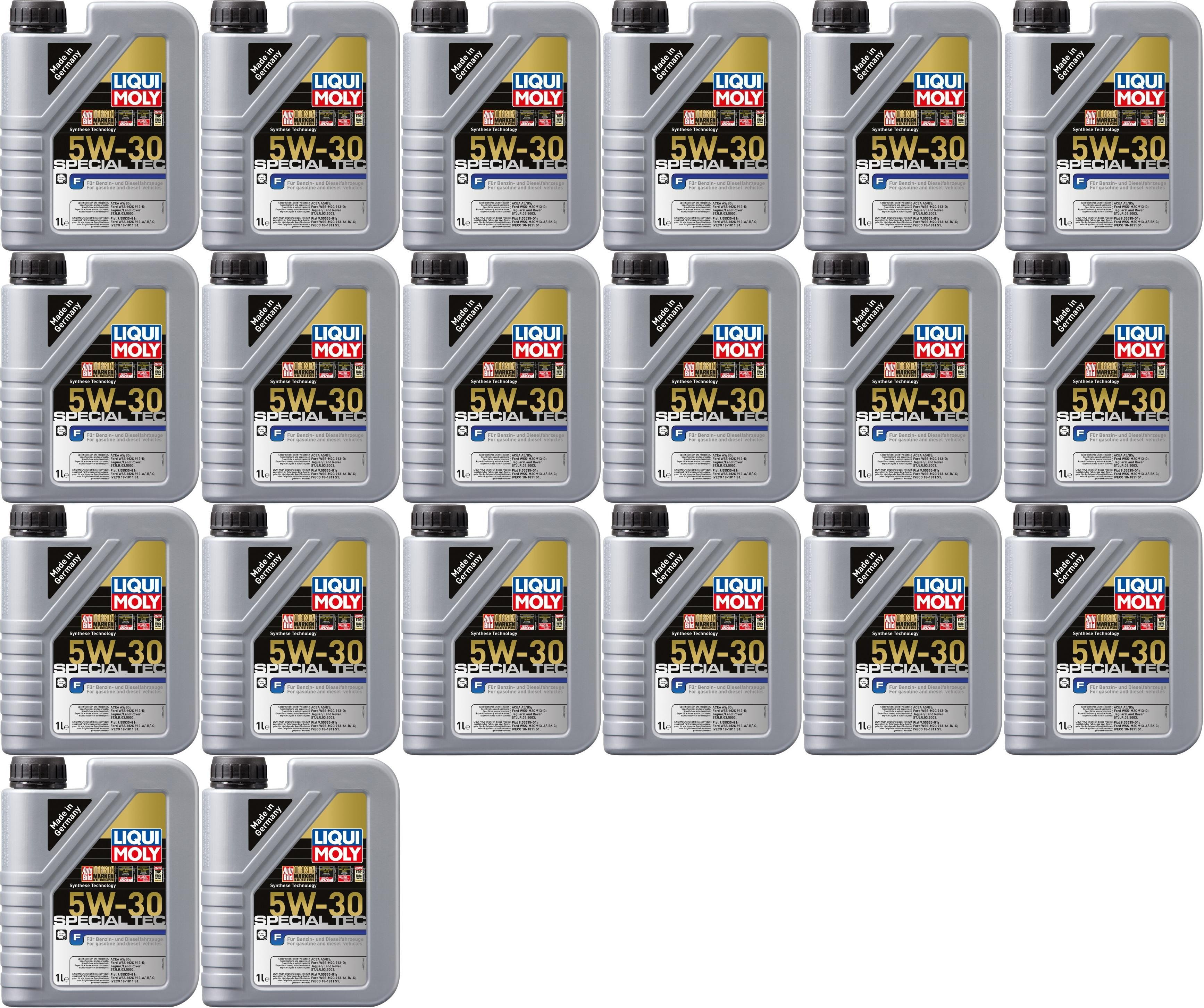 Liqui Moly 3852 Special Tec F 5W-30 Motoröl 20x 1l = 20 Liter