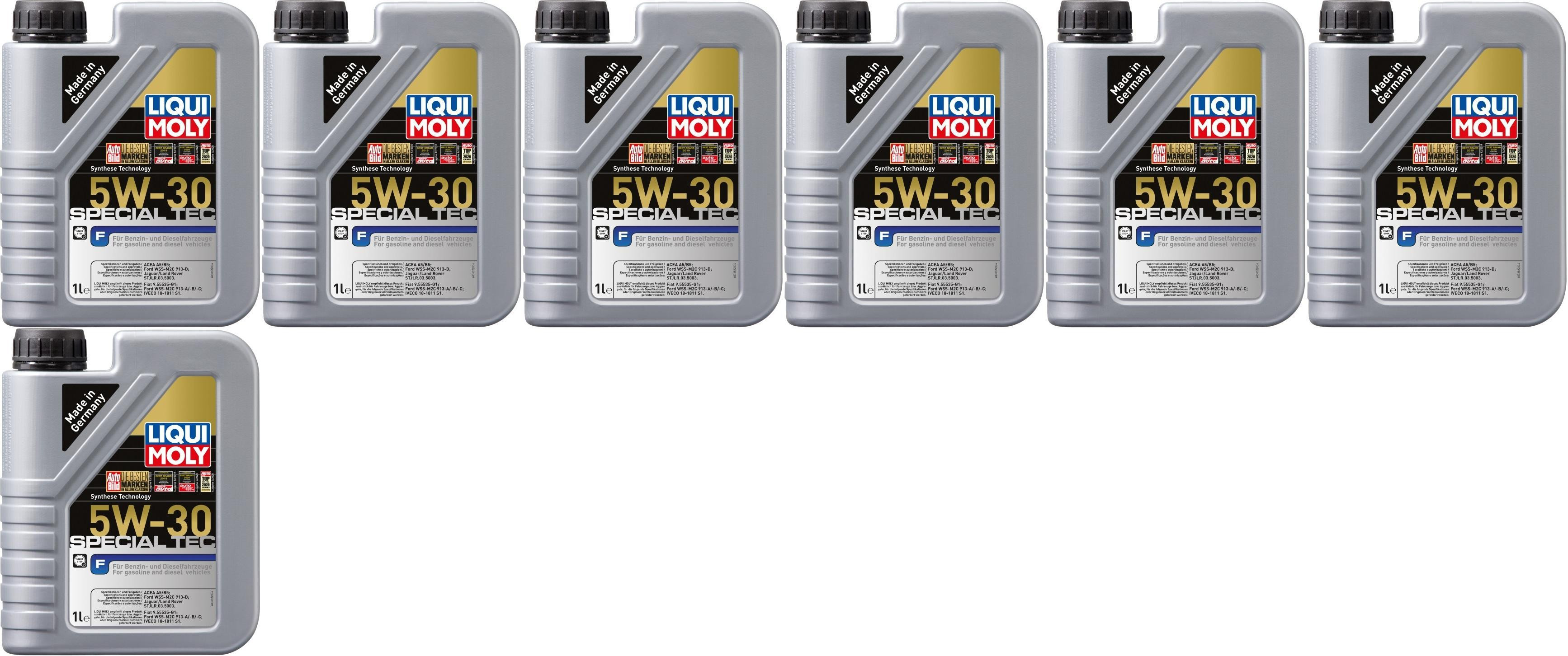 Liqui Moly 3852 Special Tec F 5W-30 Motoröl 7x 1l = 7 Liter