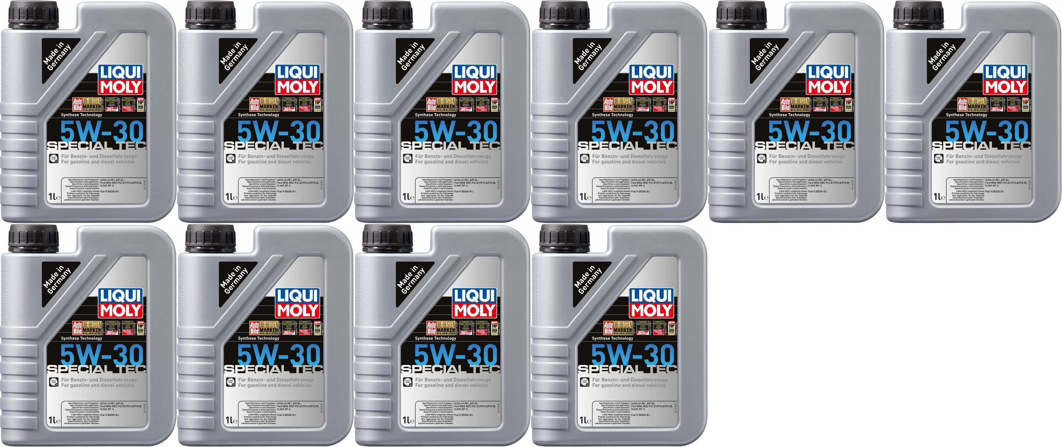 Liqui Moly 1163 Special Tec 5W-30 Motoröl 10x 1l = 10 Liter