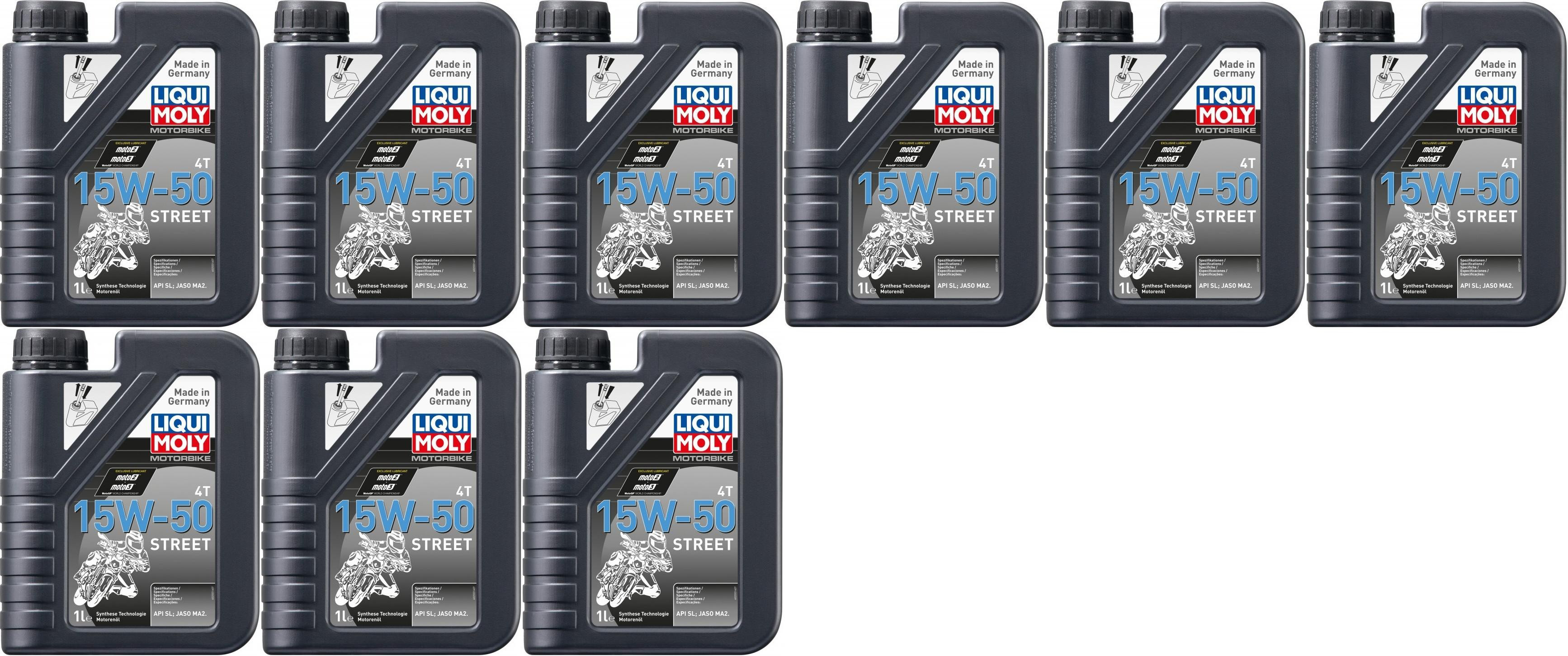Liqui Moly 2555 Racing 4T 15W-50 Motorrad Motoröl 9x 1l = 9 Liter