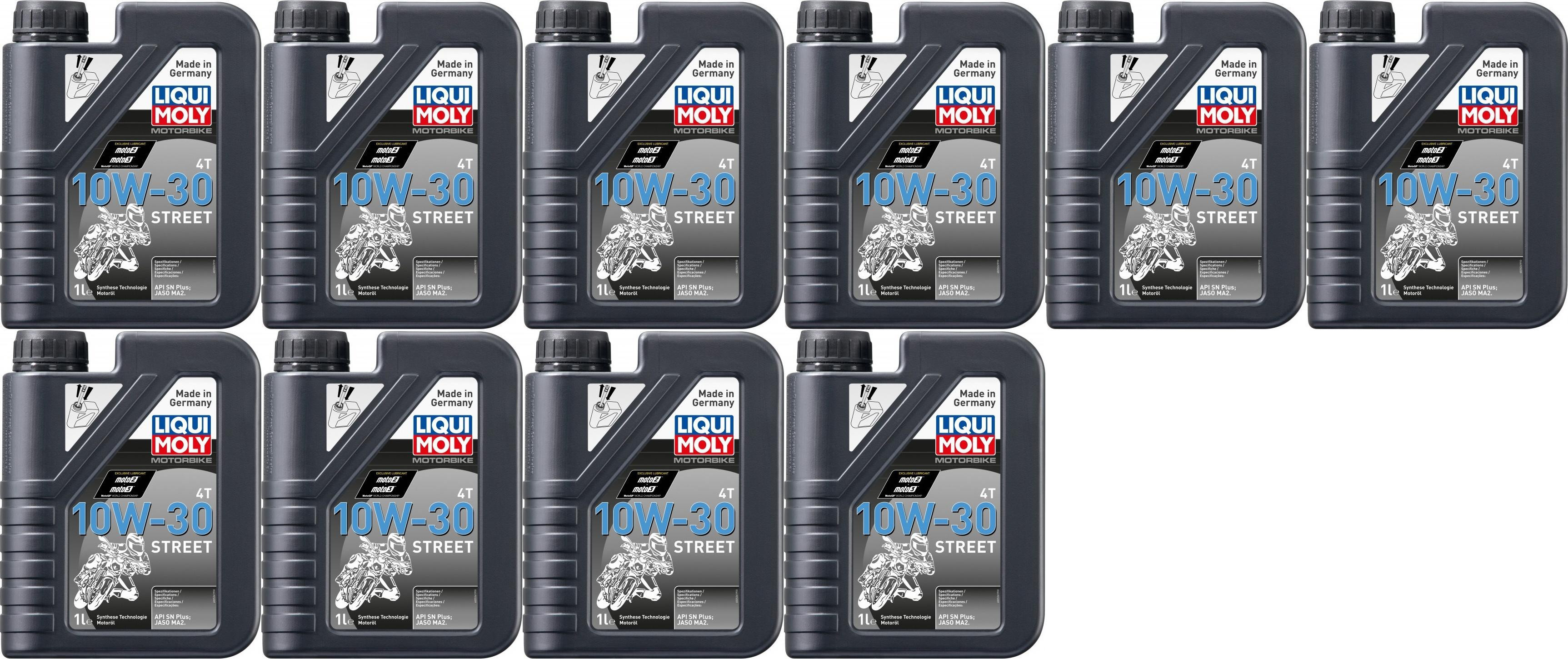 Liqui Moly 2526 Racing 4T 10W-30 Motorrad Motoröl 10x 1l = 10 Liter