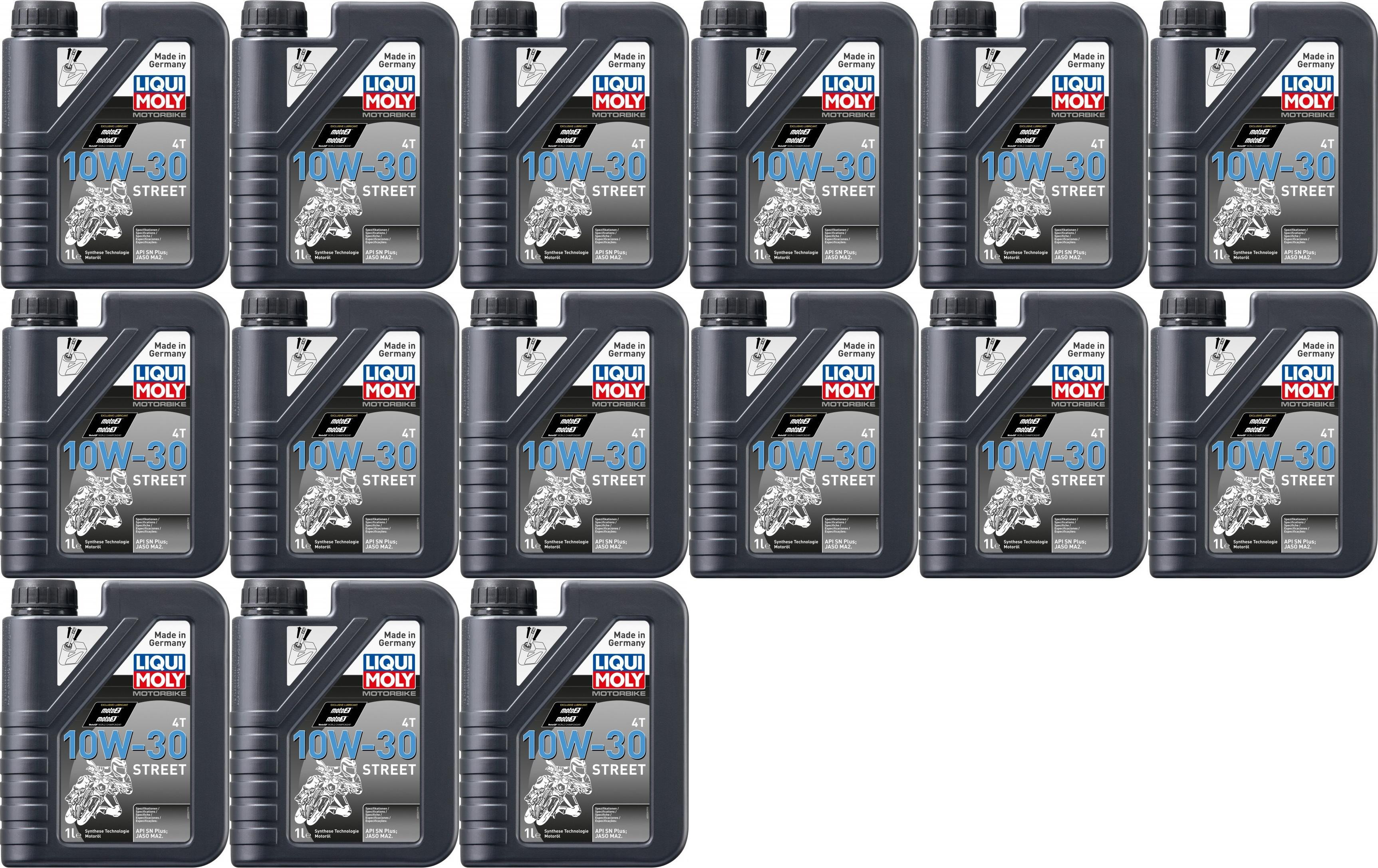 Liqui Moly 2526 Racing 4T 10W-30 Motorrad Motoröl 15x 1l = 15 Liter