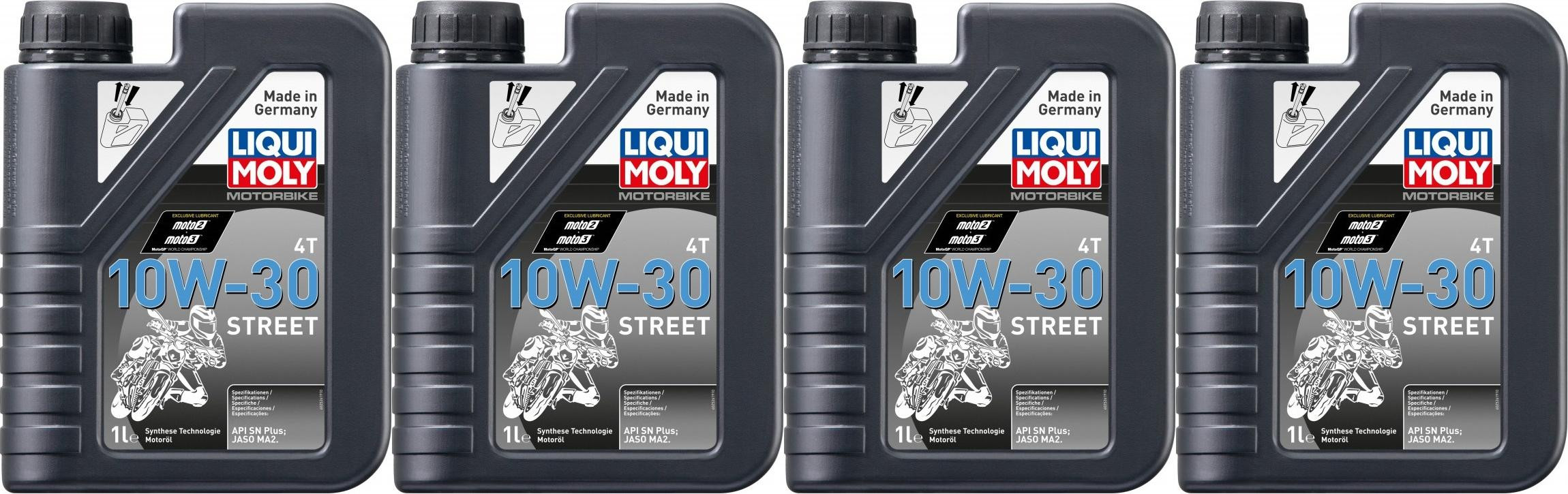 Liqui Moly 2526 Racing 4T 10W-30 Motorrad Motoröl 4x 1l = 4 Liter