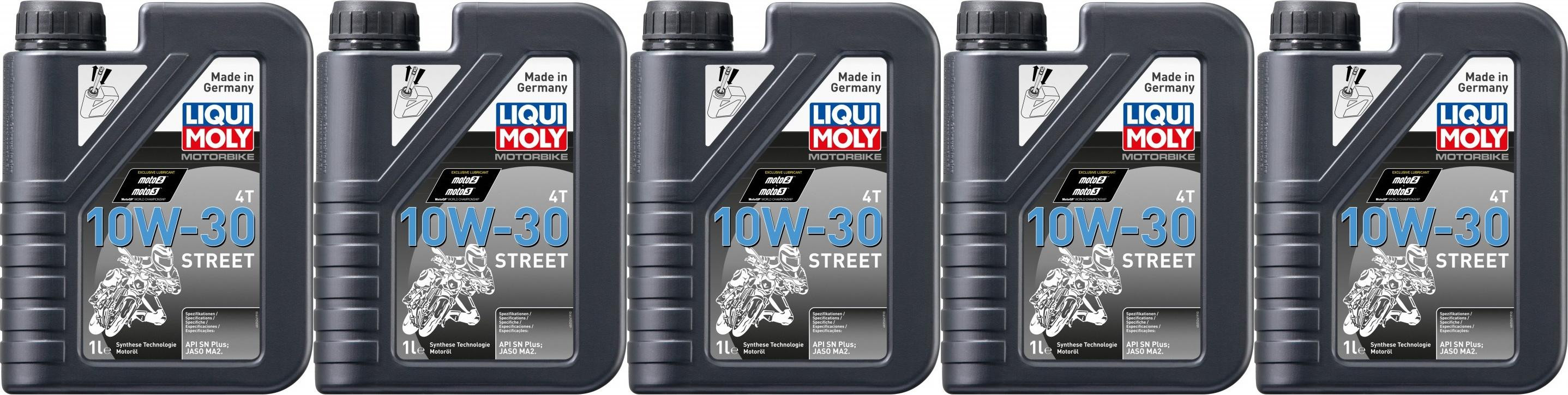 Liqui Moly 2526 Racing 4T 10W-30 Motorrad Motoröl 5x 1l = 5 Liter