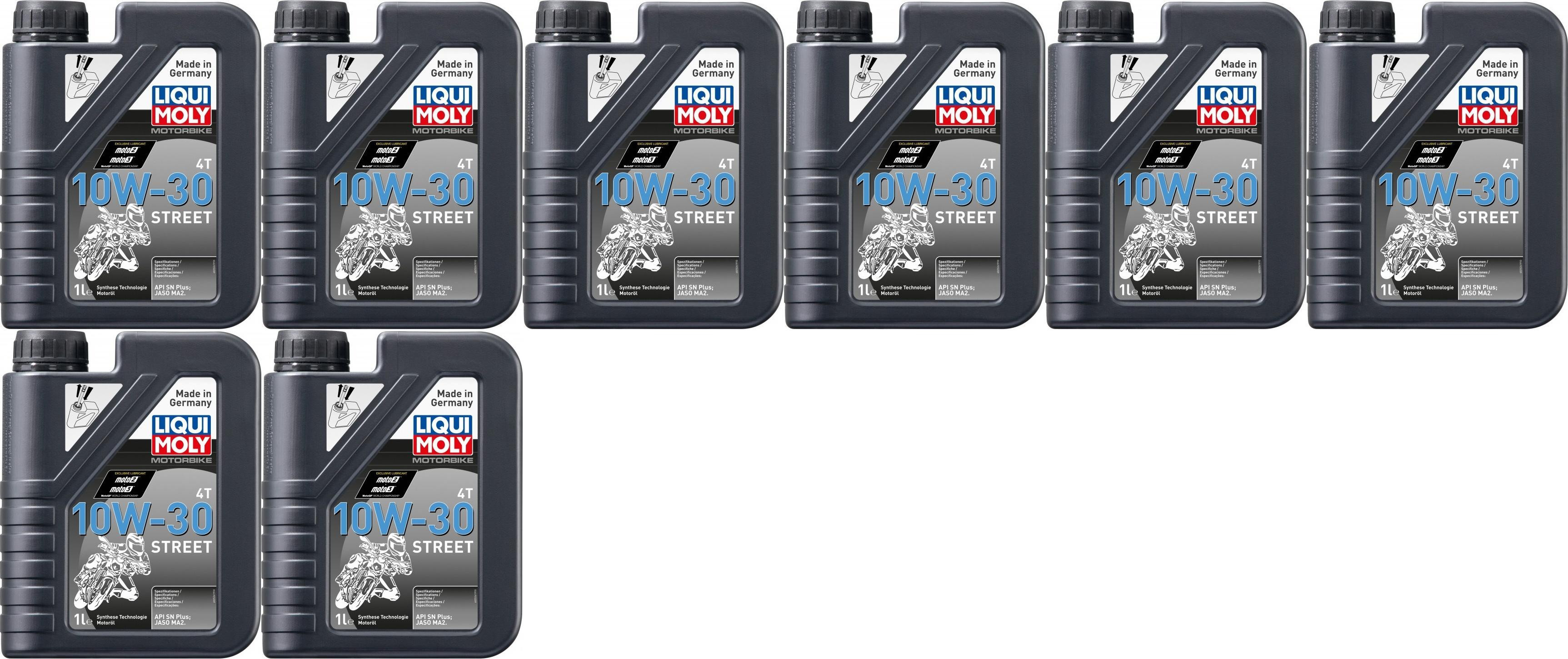 Liqui Moly 2526 Racing 4T 10W-30 Motorrad Motoröl 8x 1l = 8 Liter