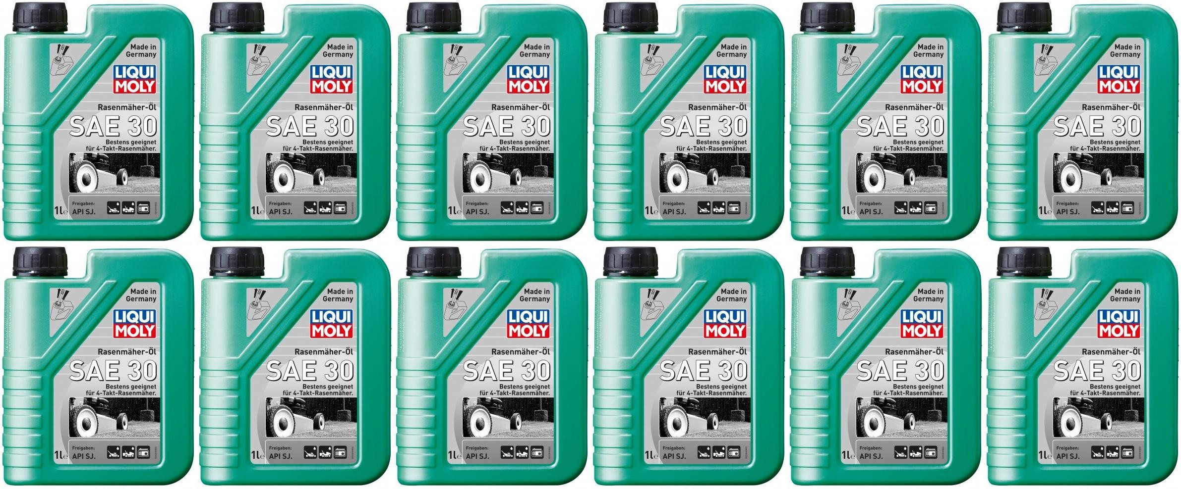 Liqui Moly 1264 Rasenmäher-Öl SAE 30 12x 1l = 12 Liter