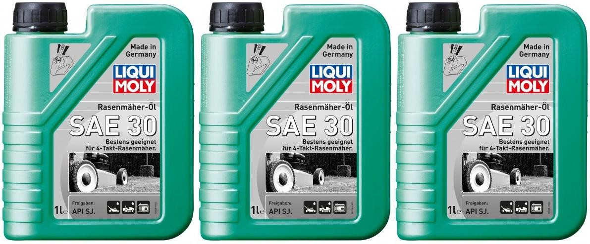 Liqui Moly 1264 Rasenmäher-Öl SAE 30 3x 1l = 3 Liter
