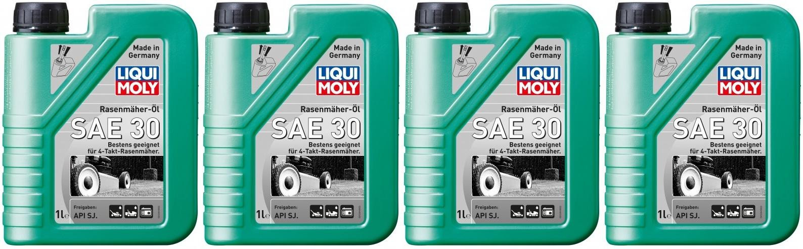 Liqui Moly 1264 Rasenmäher-Öl SAE 30 4x 1l = 4 Liter