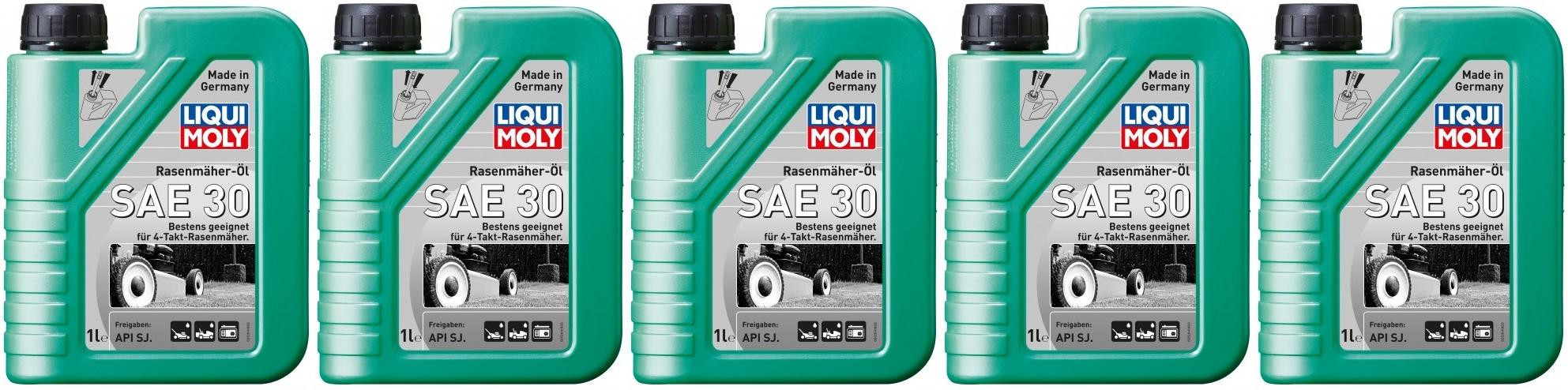 Liqui Moly 1264 Rasenmäher-Öl SAE 30 5x 1l = 5 Liter