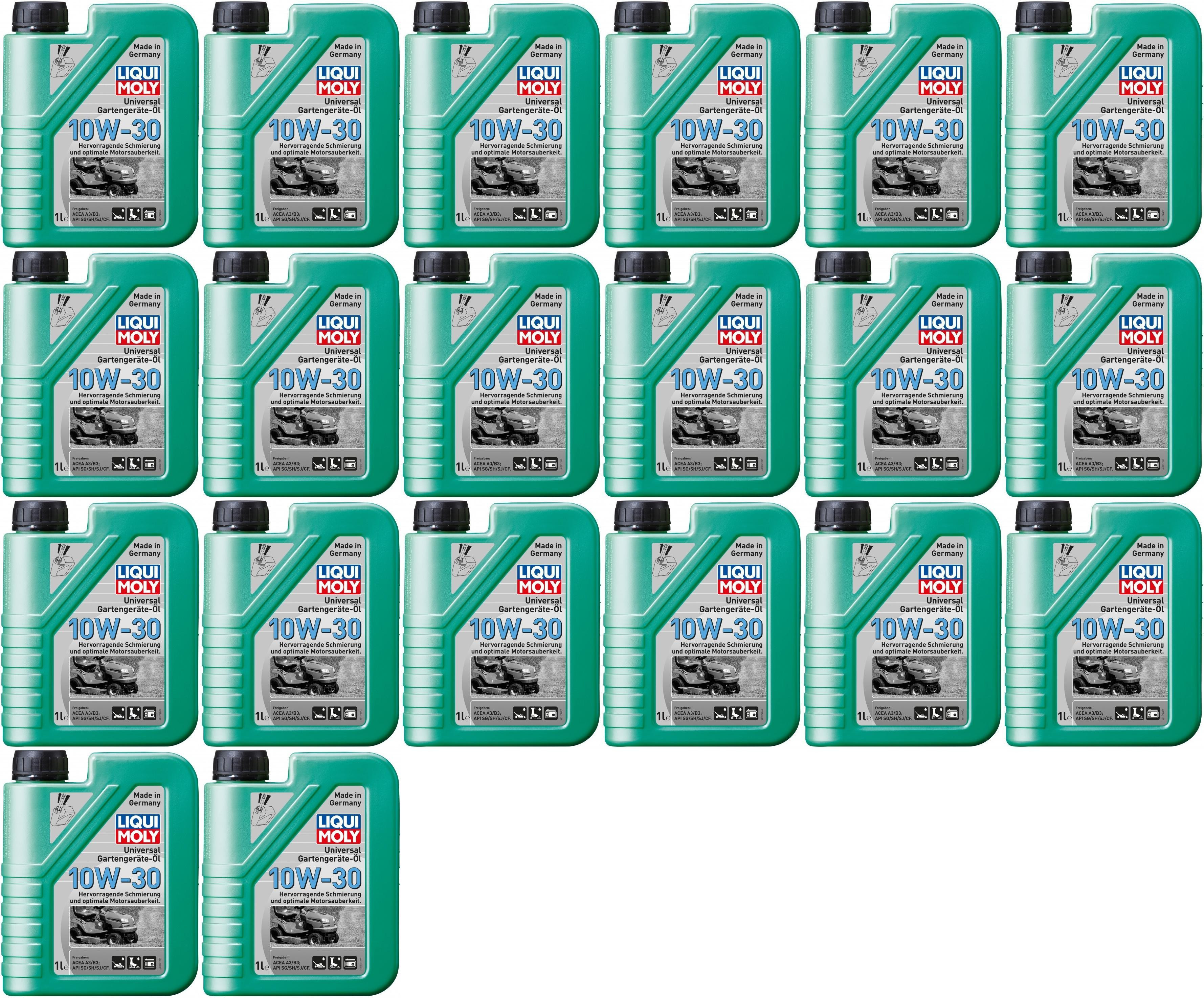 Liqui Moly 1273 Universal Gartengeräte-Öl 10W-30 Motoröl 20x 1l = 20 Liter