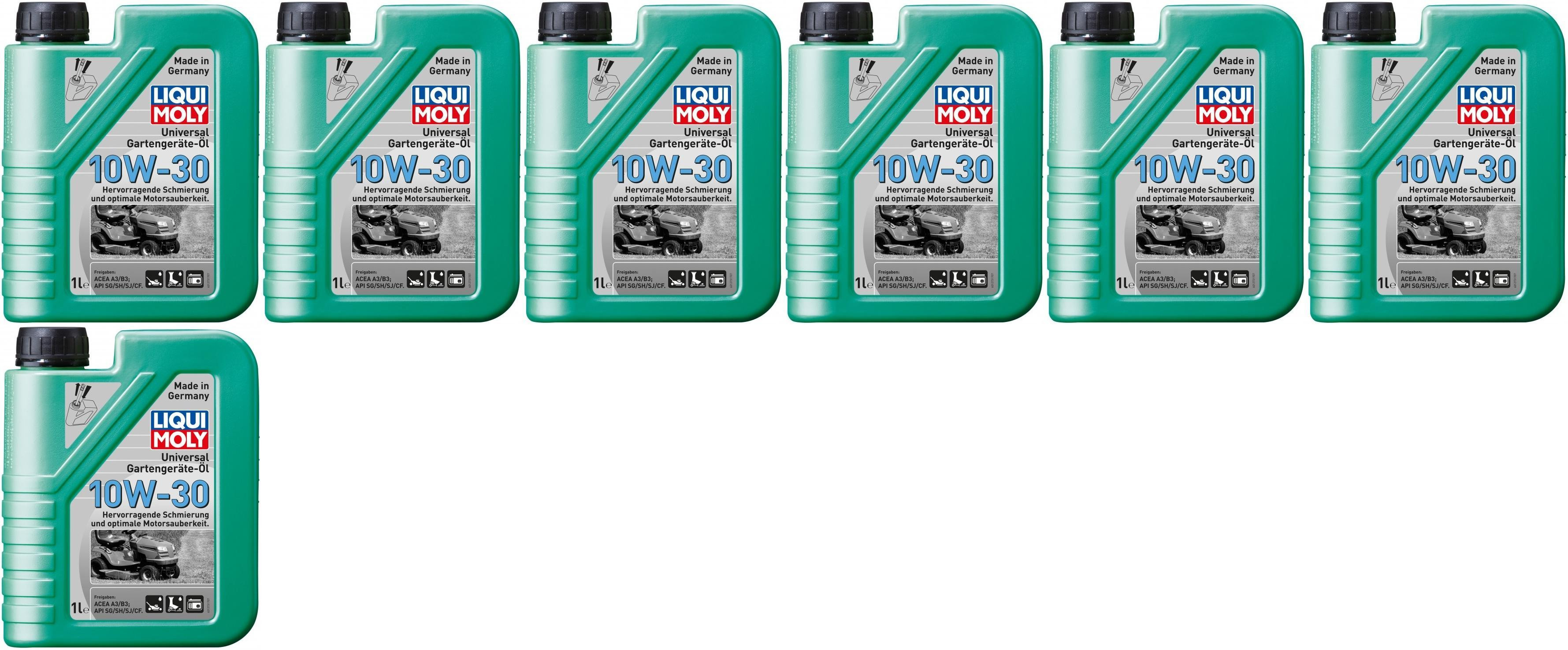 Liqui Moly 1273 Universal Gartengeräte-Öl 10W-30 Motoröl 7x 1l = 7 Liter