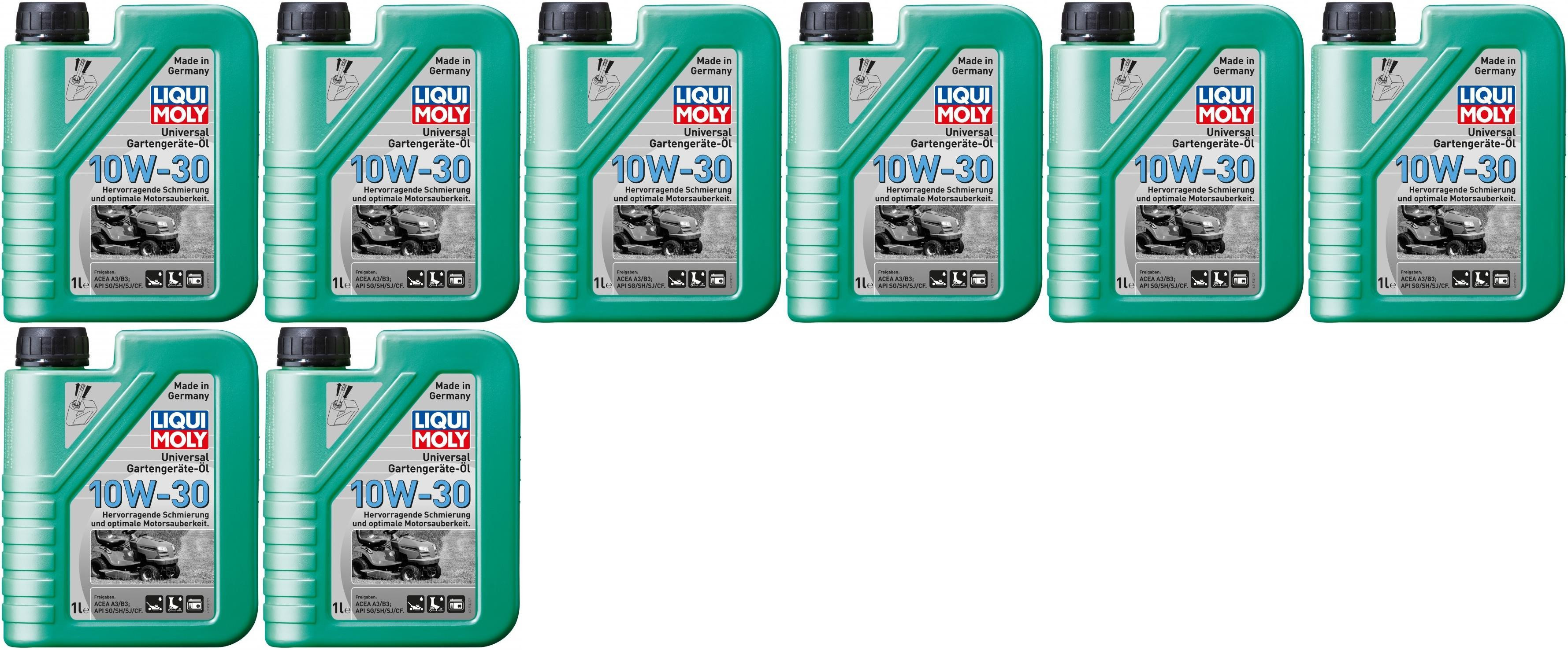 Liqui Moly 1273 Universal Gartengeräte-Öl 10W-30 Motoröl 8x 1l = 8 Liter