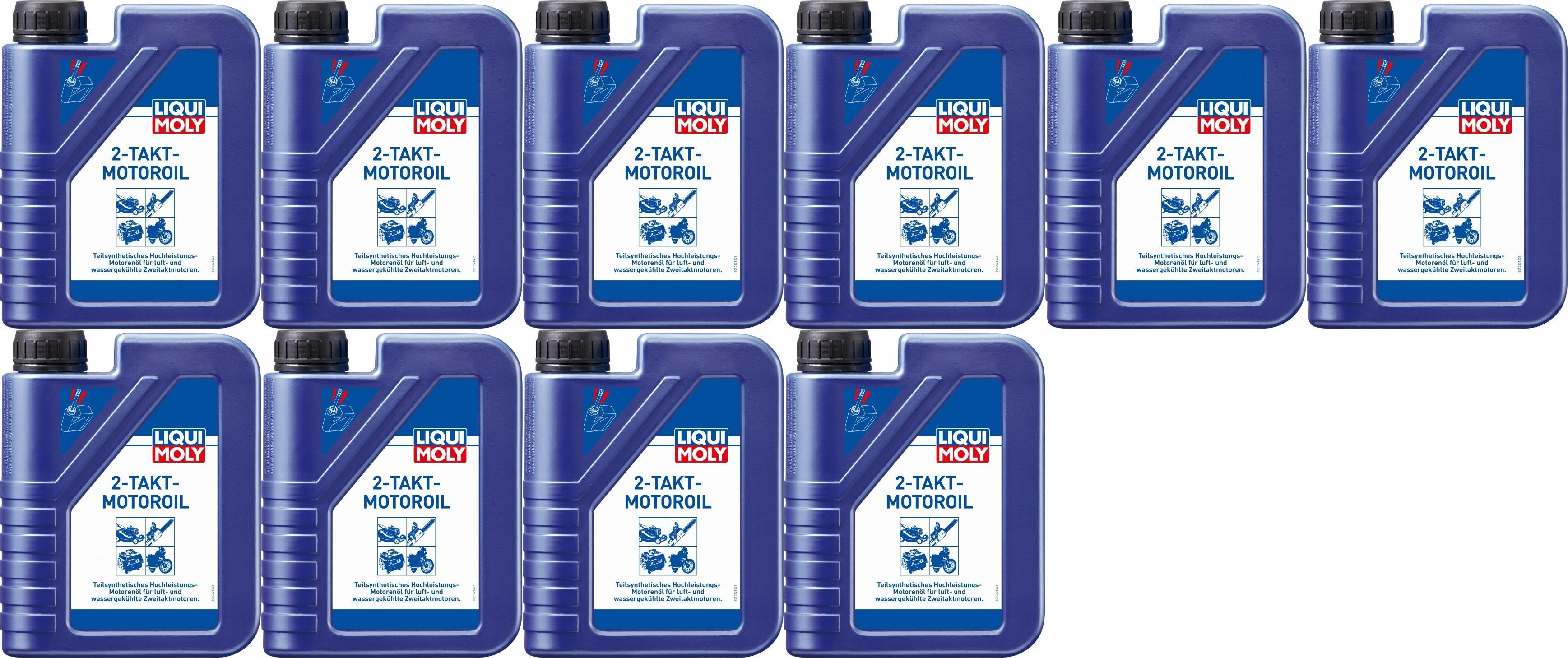 Liqui Moly 1052 2-Takt selbstmischend teilsynthetisches Motoröl 10x1l=10 Liter
