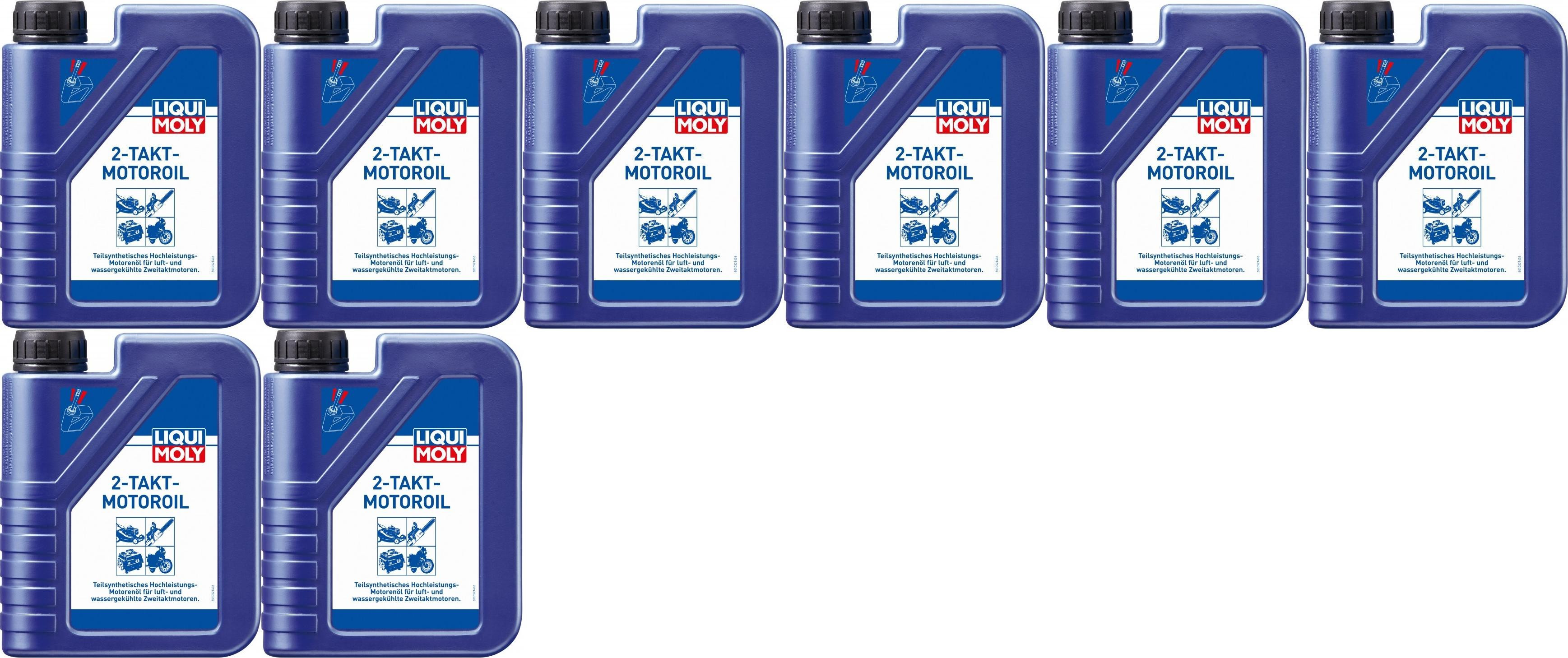 Liqui Moly 1052 2-Takt selbstmischend teilsynthetisches Motoröl 8x 1l = 8 Liter