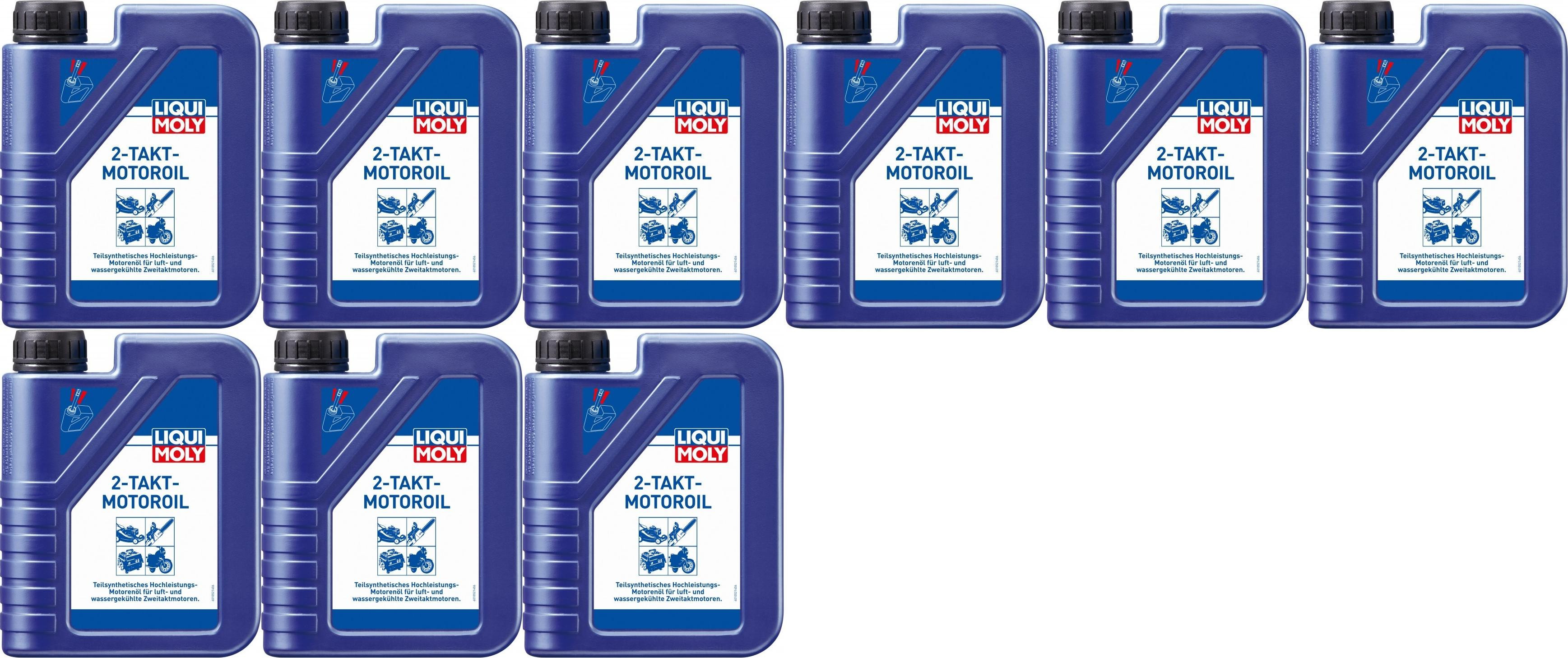 Liqui Moly 1052 2-Takt selbstmischend teilsynthetisches Motoröl 9x 1l = 9 Liter