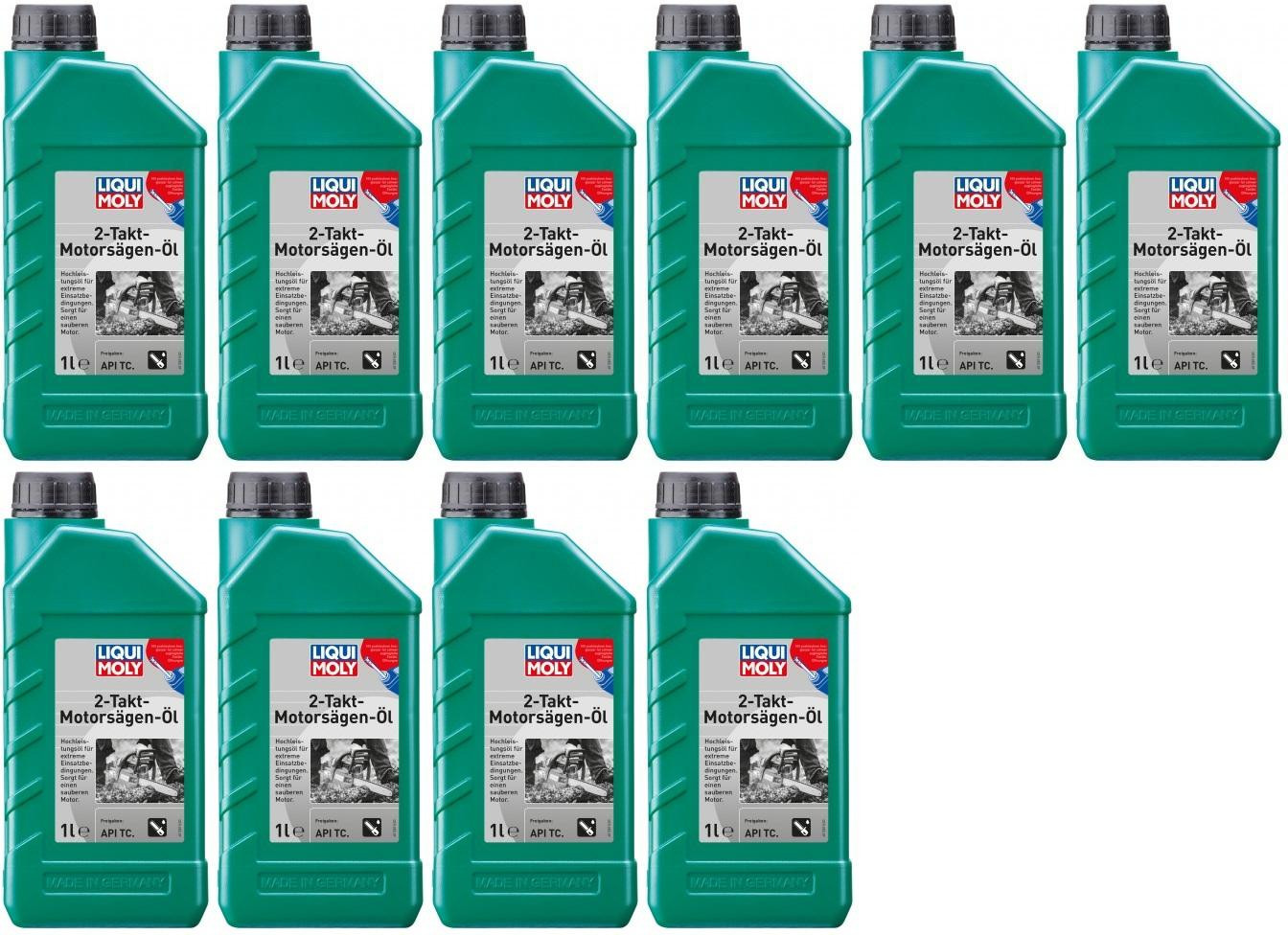 Liqui Moly 1282 2-Takt-Motorsägen-Öl 10x 1l = 10 Liter