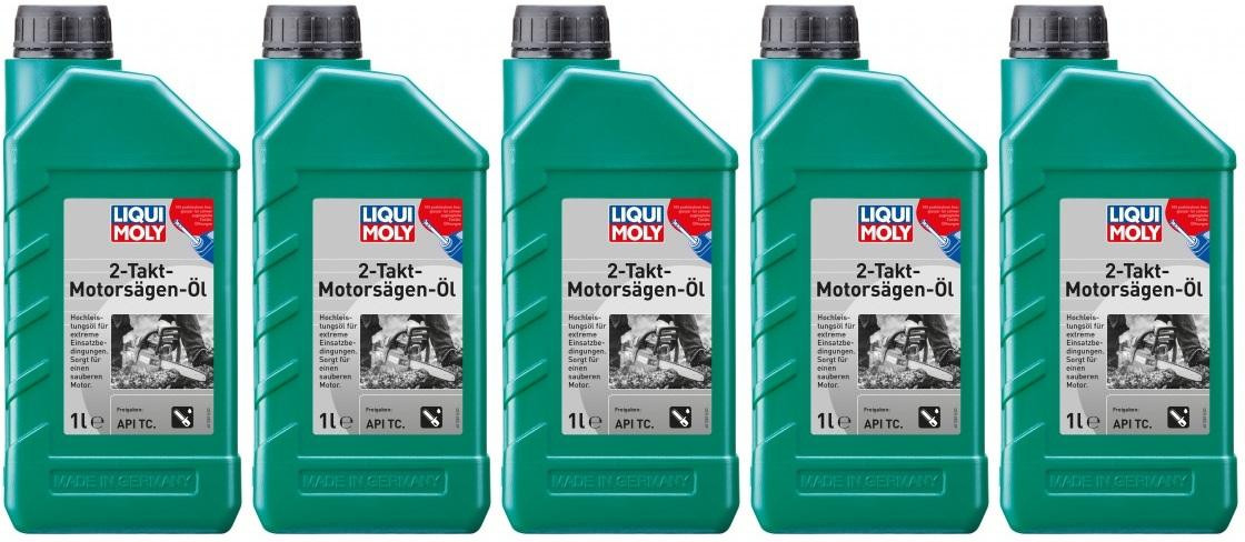 Liqui Moly 1282 2-Takt-Motorsägen-Öl 5x 1l = 5 Liter