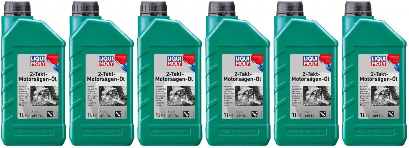 Liqui Moly 1282 2-Takt-Motorsägen-Öl 6x 1l = 6 Liter