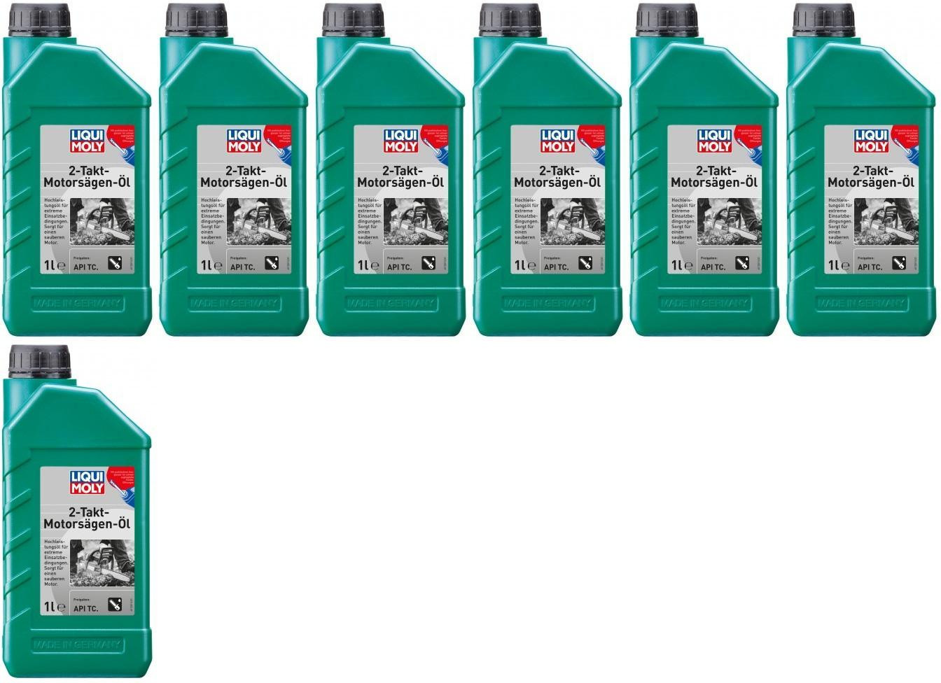 Liqui Moly 1282 2-Takt-Motorsägen-Öl 7x 1l = 7 Liter