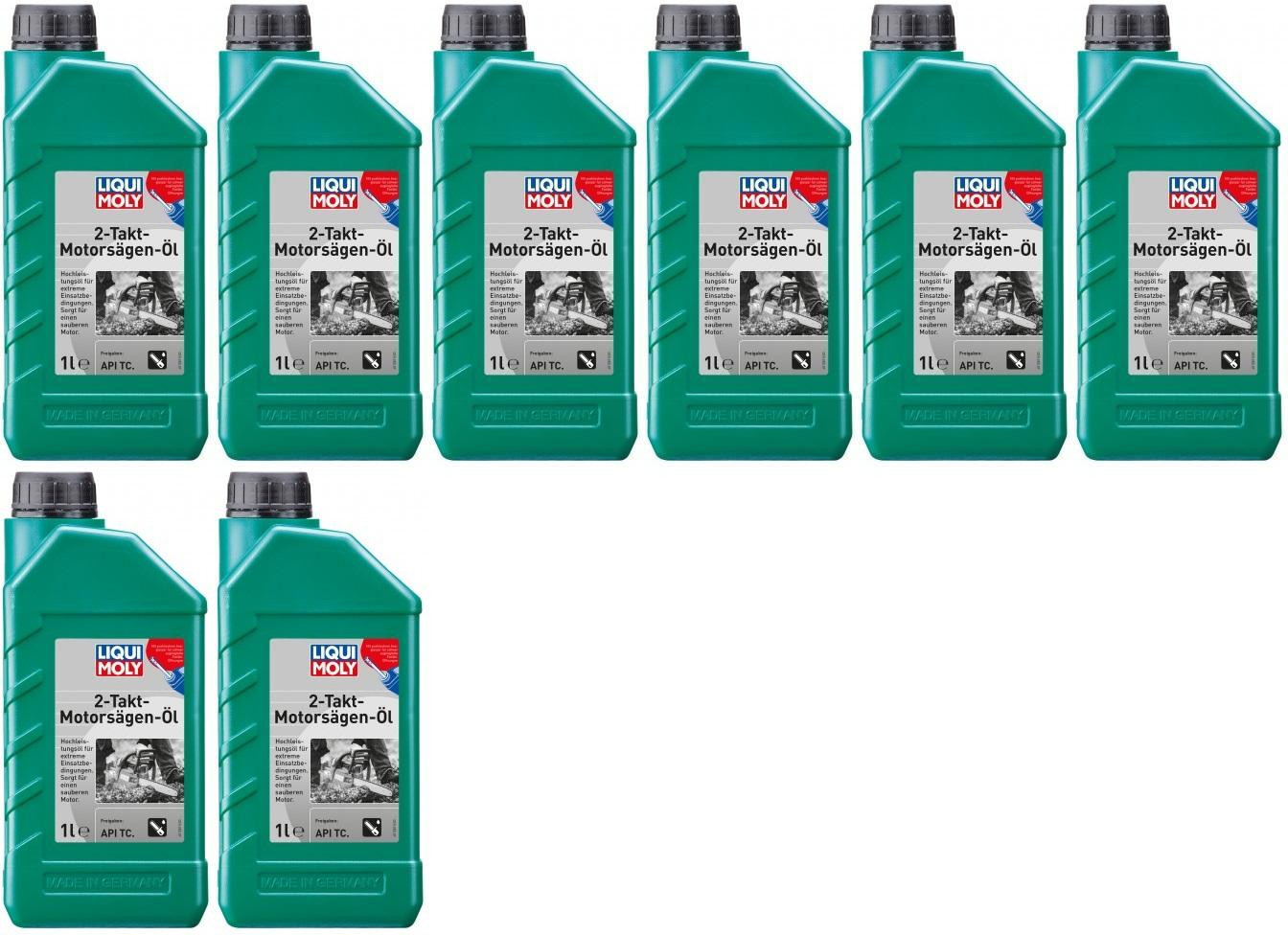 Liqui Moly 1282 2-Takt-Motorsägen-Öl 8x 1l = 8 Liter