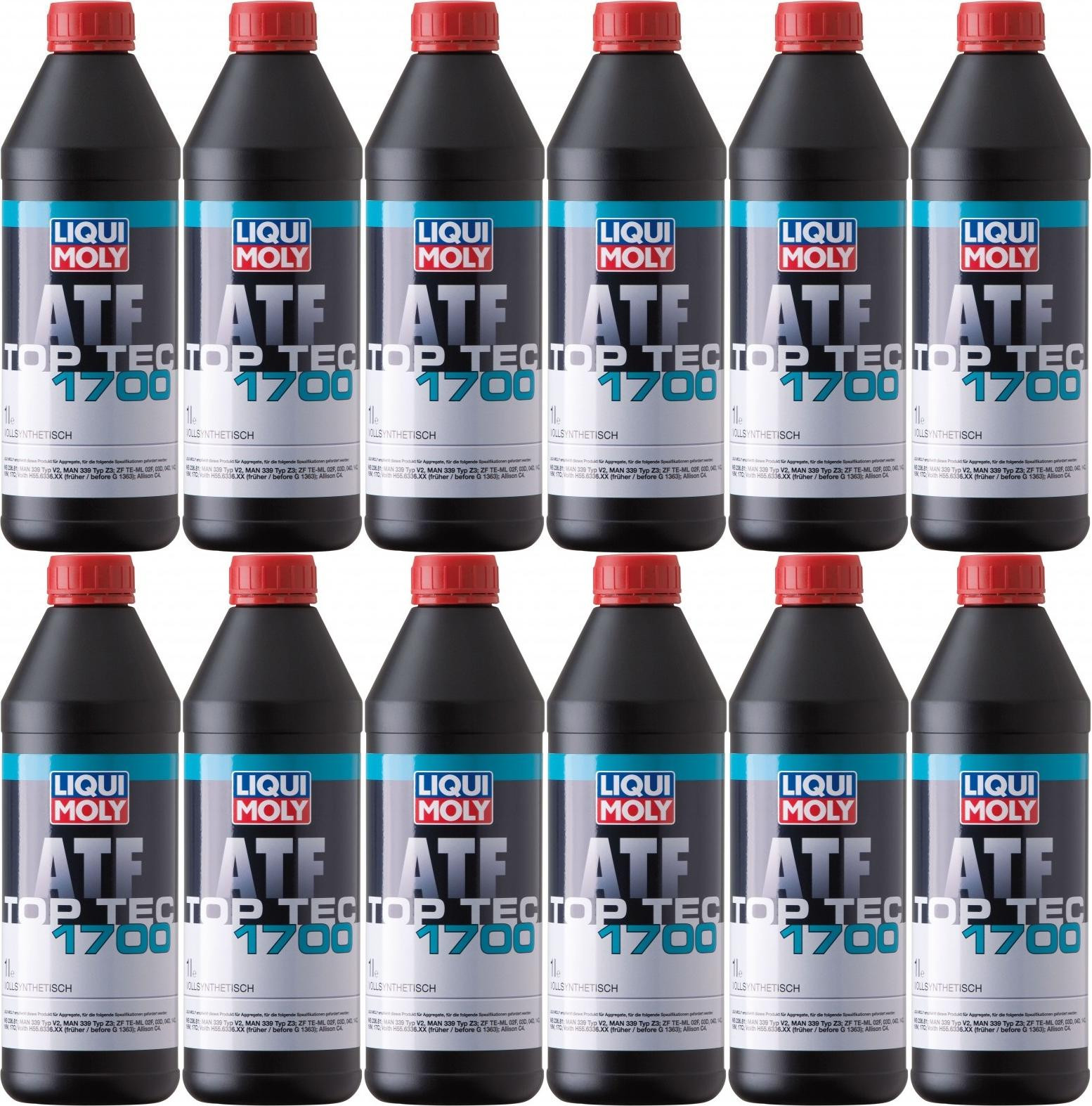 Liqui Moly 3663 Top Tec ATF 1700 12x 1l = 12 Liter