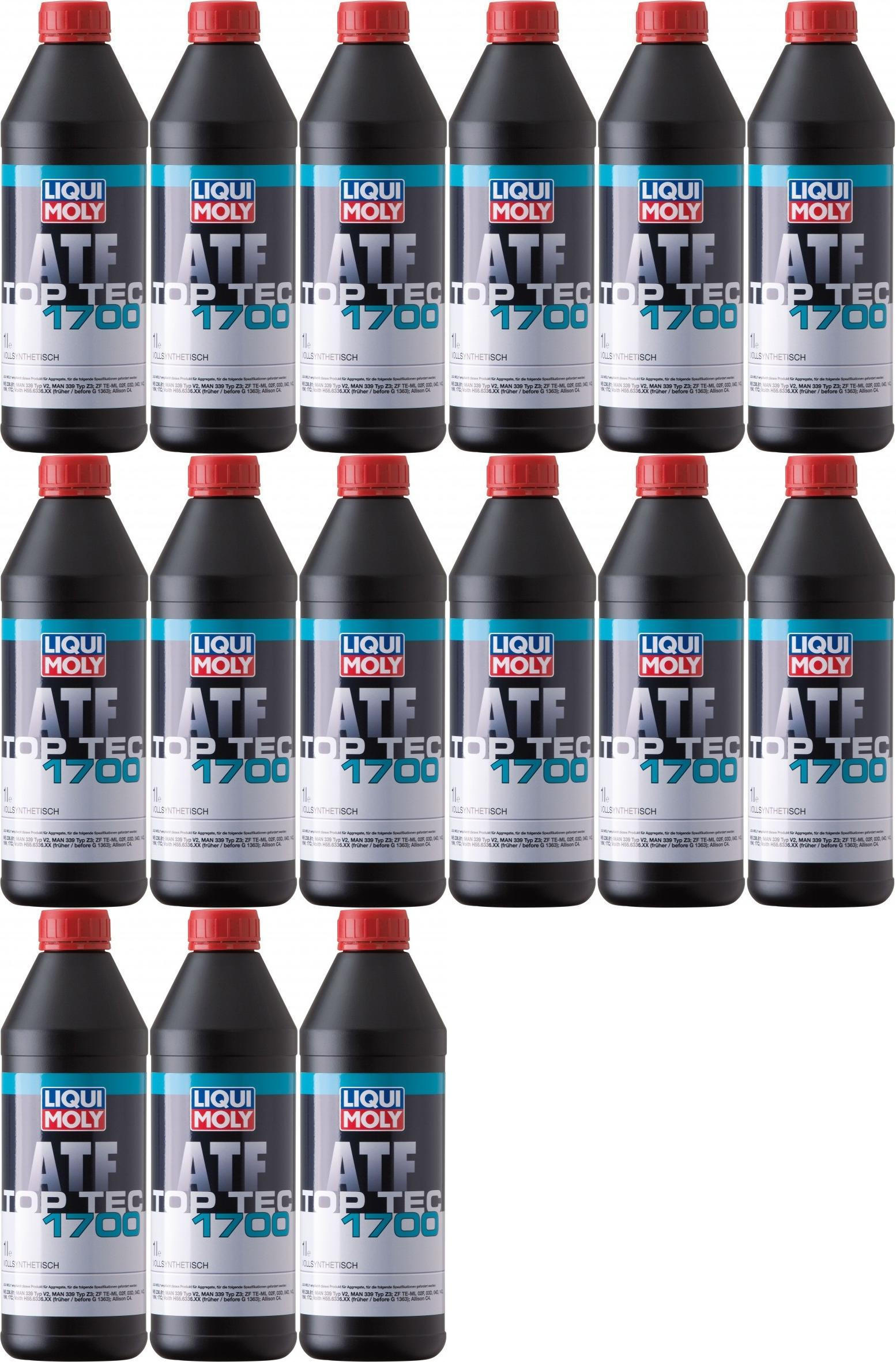 Liqui Moly 3663 Top Tec ATF 1700 15x 1l = 15 Liter