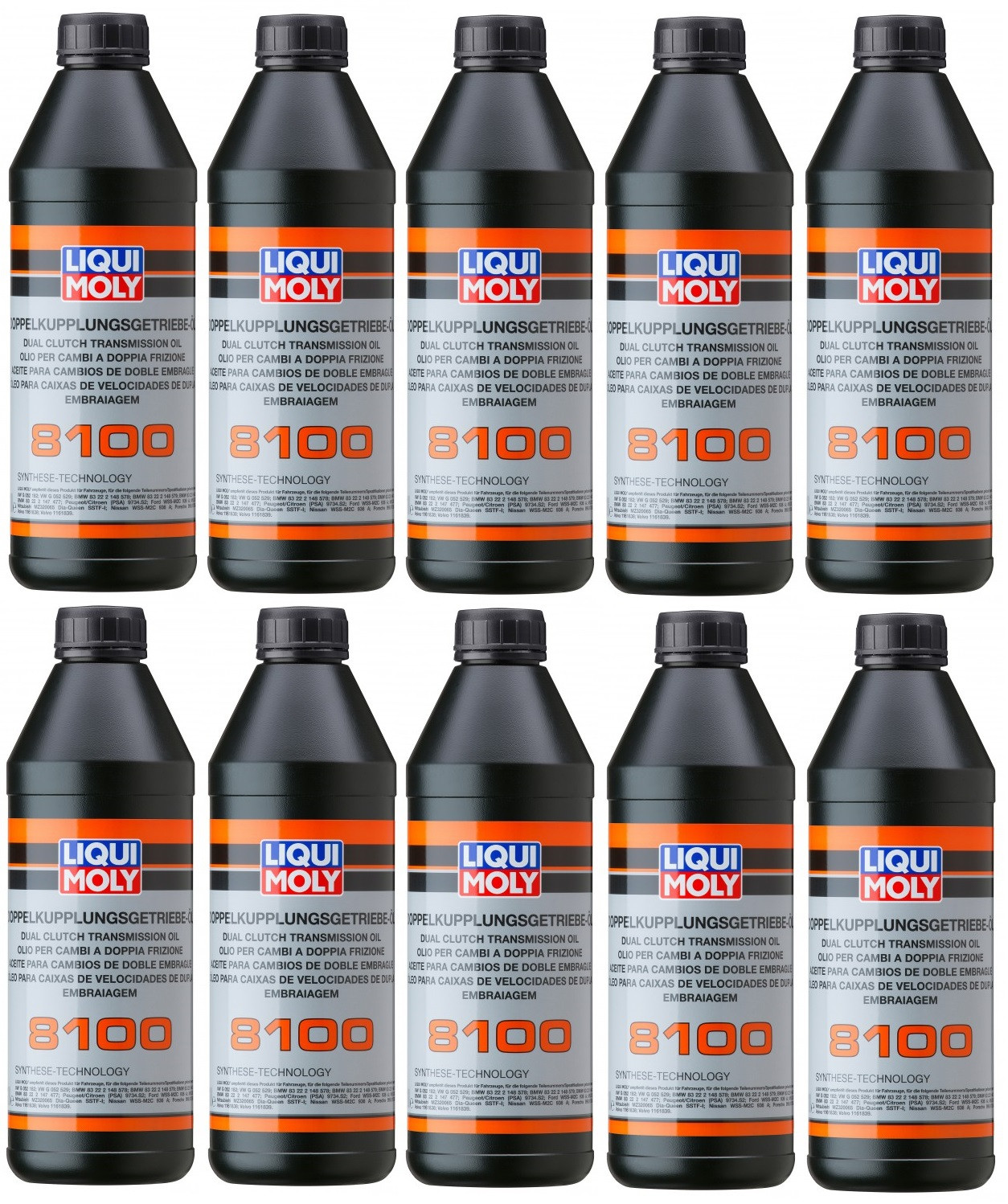 Liqui Moly 3640 Doppelkupplungsgetriebe-Öl 8100 10x 1l = 10 Liter