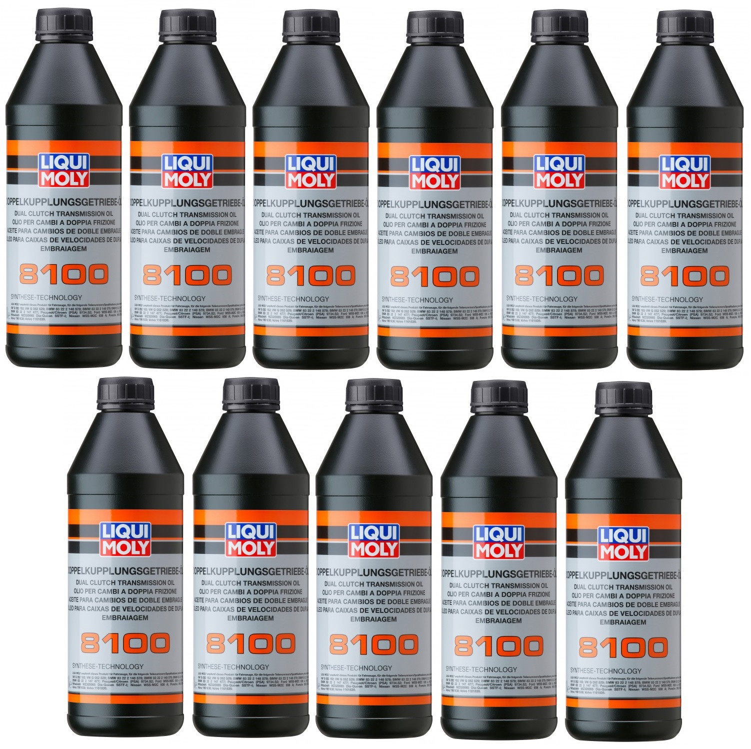 Liqui Moly 3640 Doppelkupplungsgetriebe-Öl 8100 11x 1l = 11 Liter