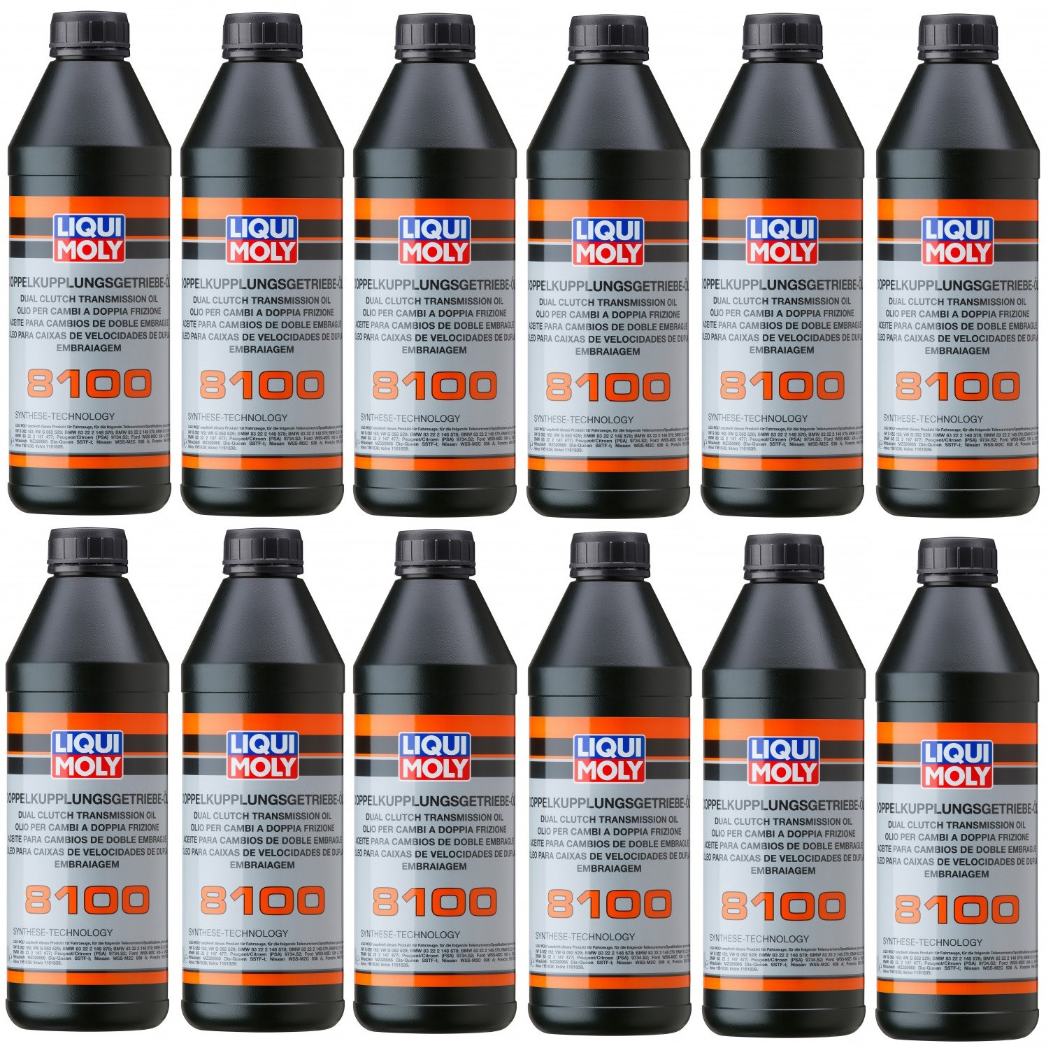 Liqui Moly 3640 Doppelkupplungsgetriebe-Öl 8100 12x 1l = 12 Liter